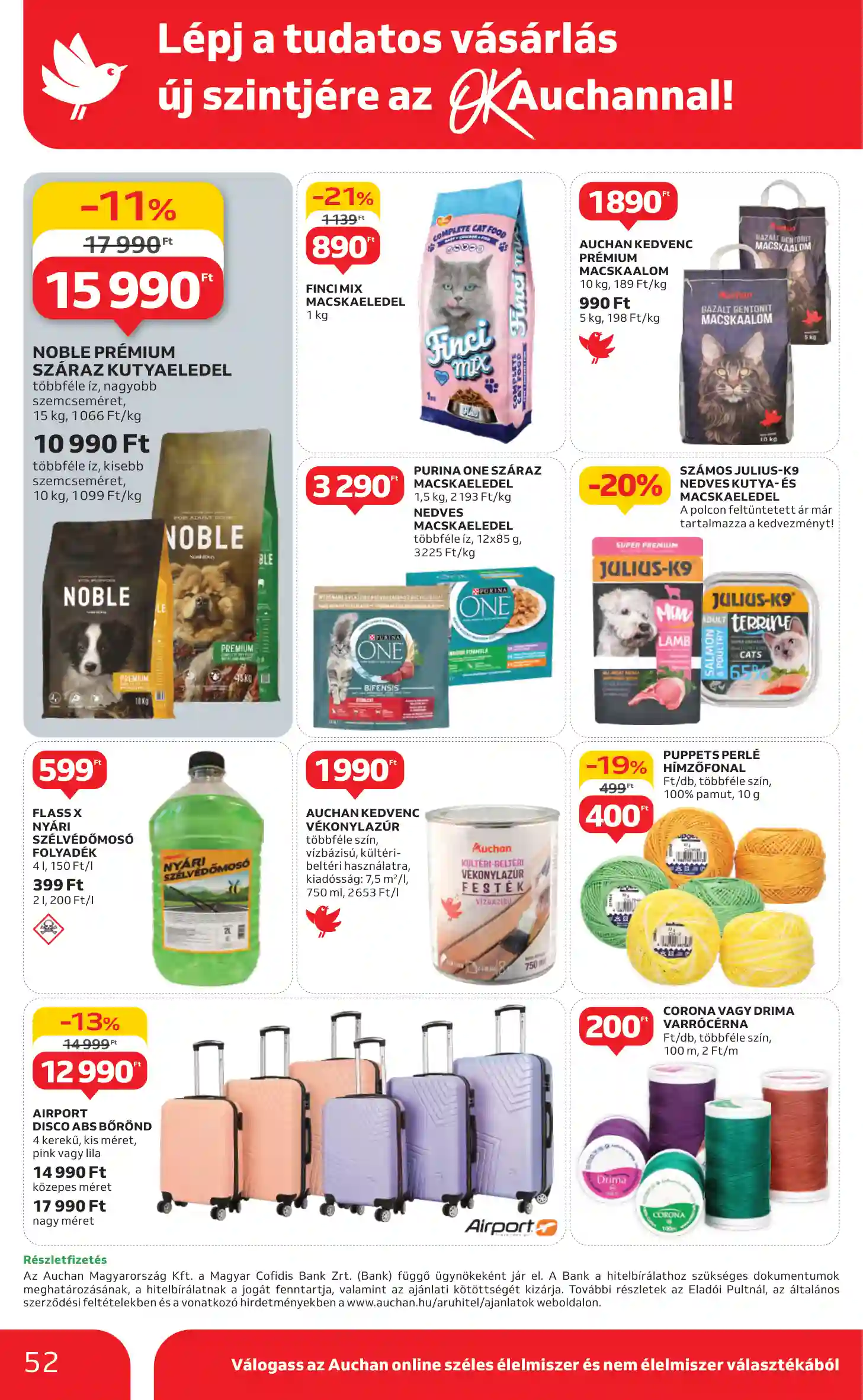 AUCHAN AKCIÓS ÚJSÁG 20. HÉT  (48 oldal)