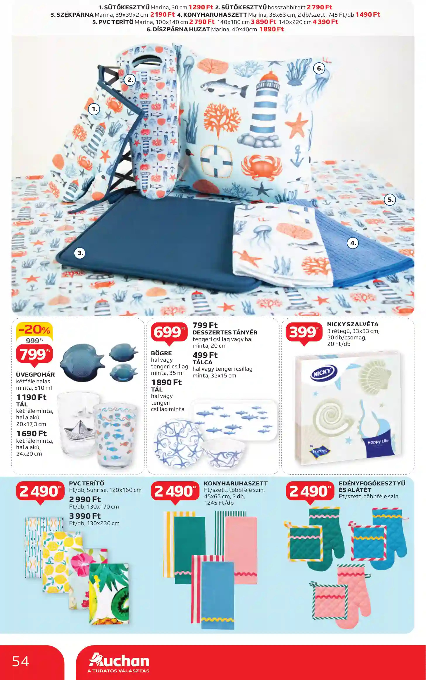 AUCHAN AKCIÓS ÚJSÁG 20. HÉT  (50 oldal)
