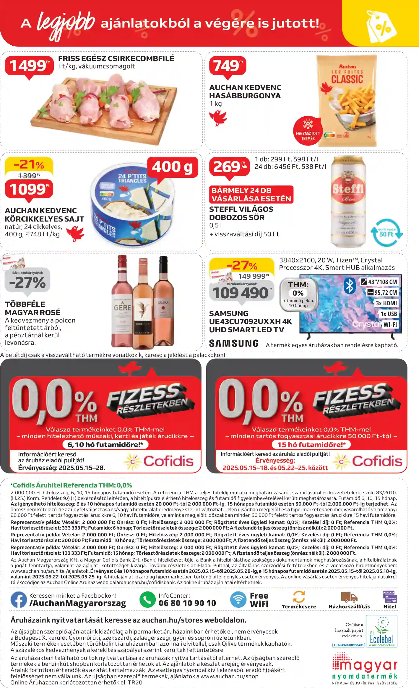 AUCHAN AKCIÓS ÚJSÁG 20. HÉT  (52 oldal)