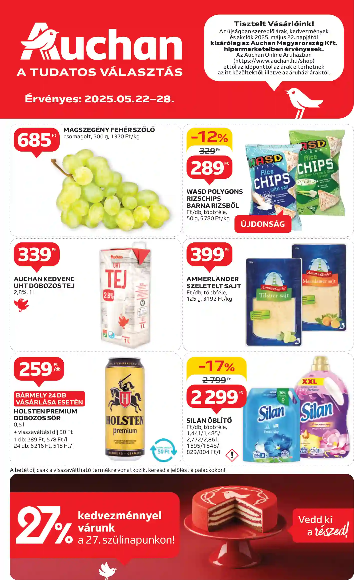AUCHAN AKCIÓS ÚJSÁG 21. HÉT  (1 oldal)