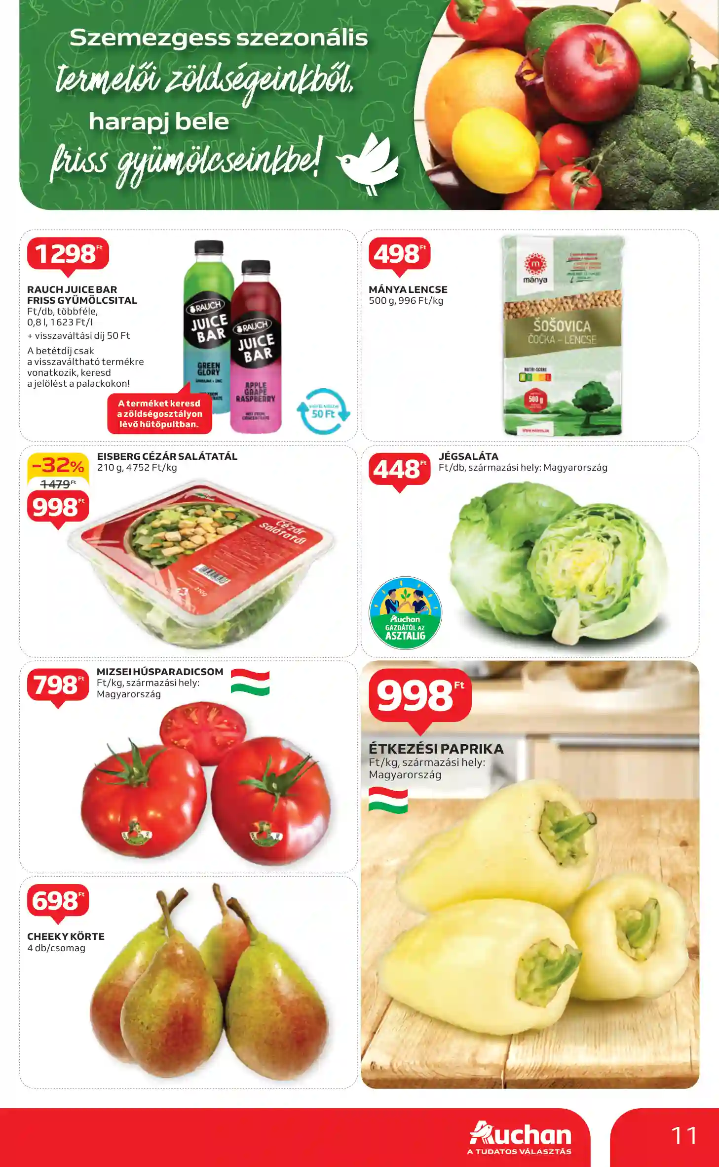AUCHAN AKCIÓS ÚJSÁG 21. HÉT  (3 oldal)