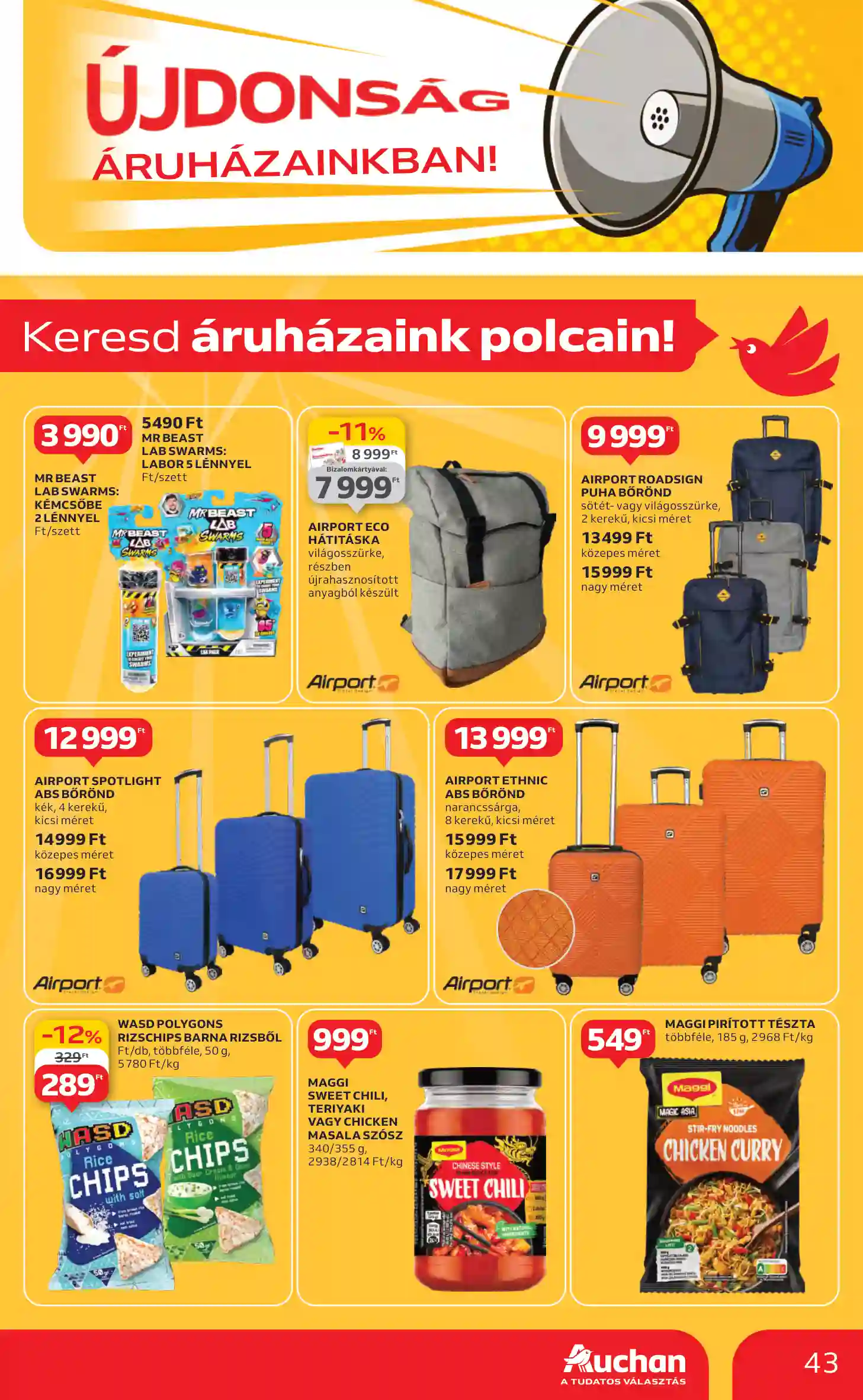 AUCHAN AKCIÓS ÚJSÁG 21. HÉT  (38 oldal)