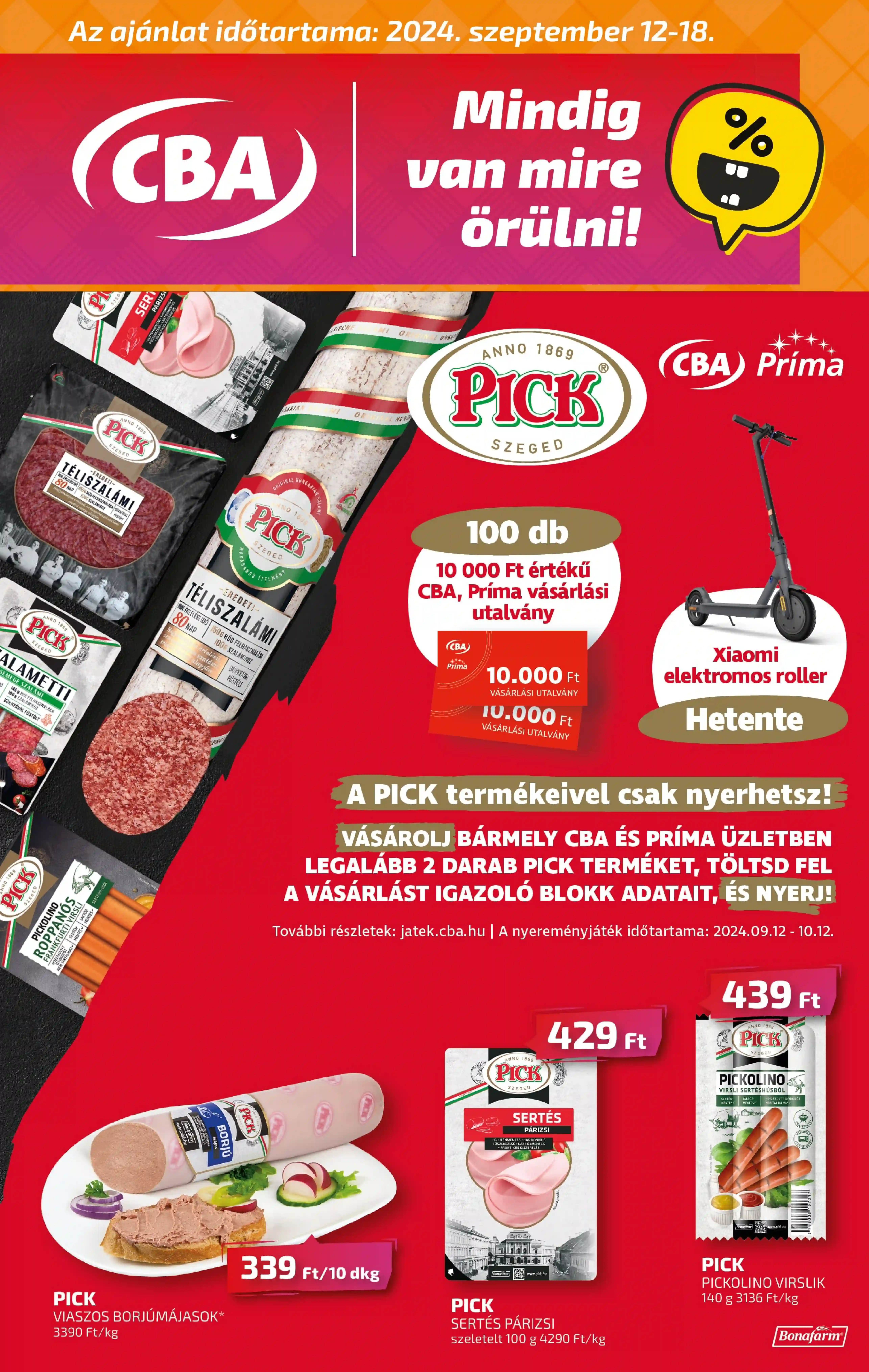 CBA AKCIÓS ÚJSÁG 37. HÉT  (1 oldal)
