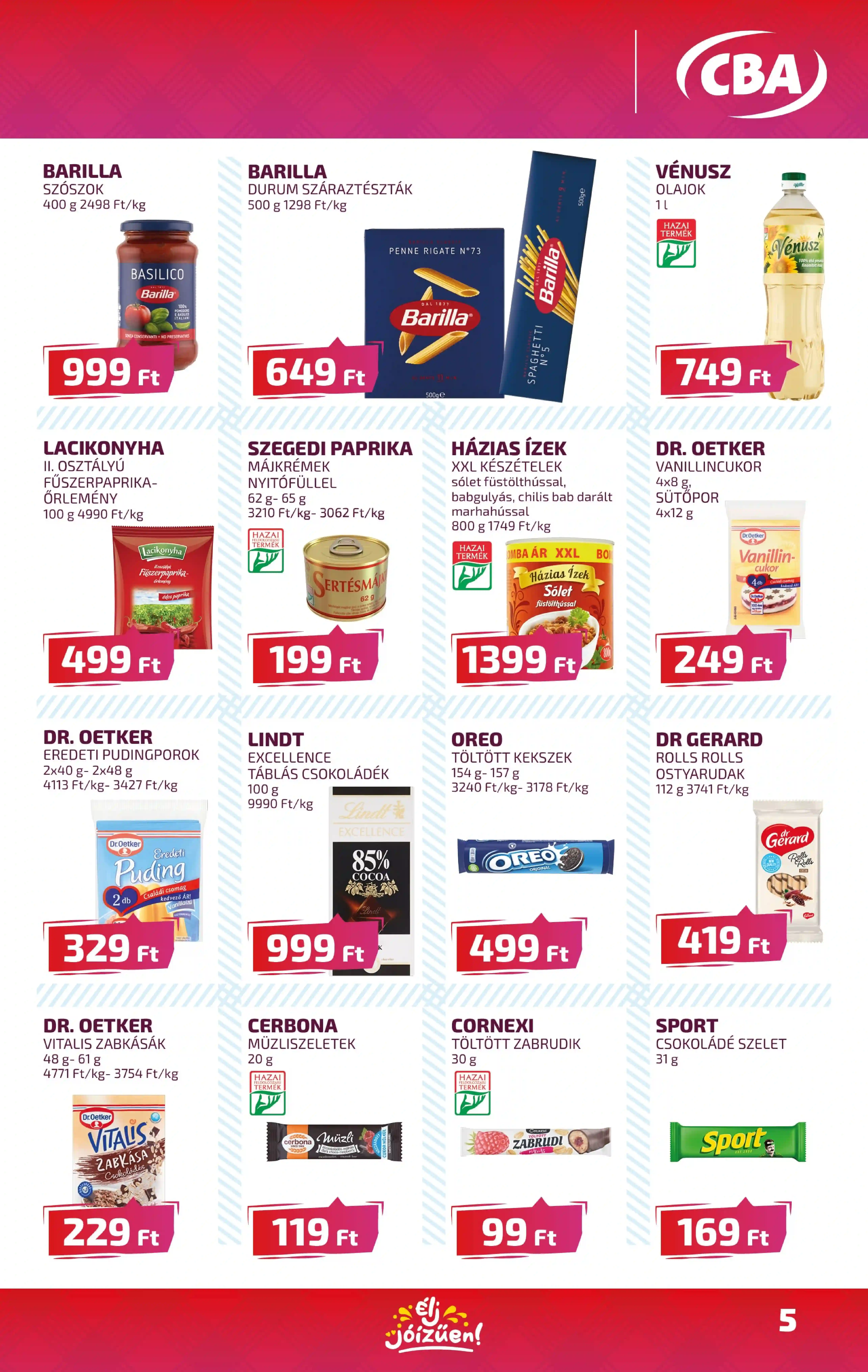 CBA AKCIÓS ÚJSÁG 37. HÉT  (5 oldal)