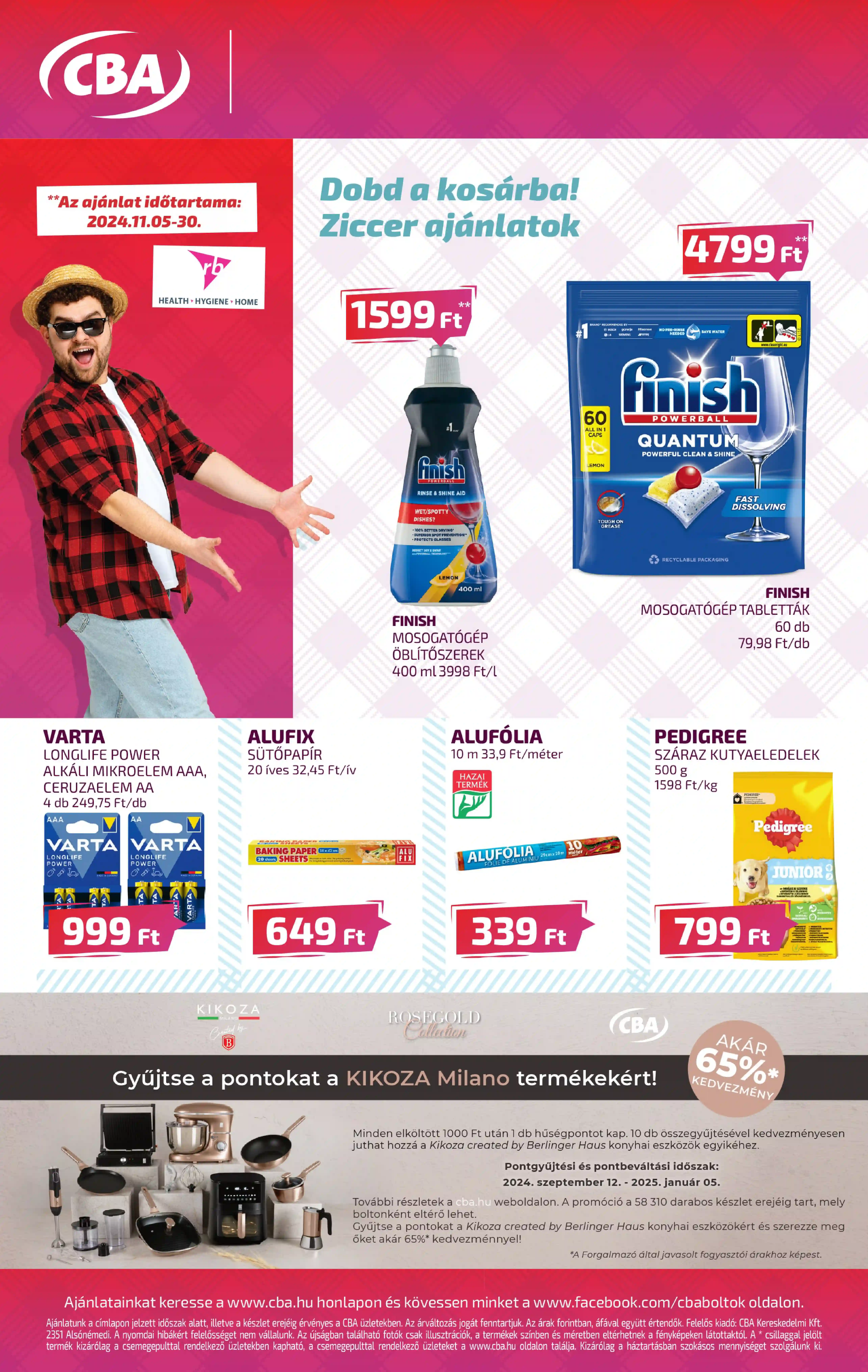 CBA AKCIÓS ÚJSÁG 47. HÉT  (8 oldal)