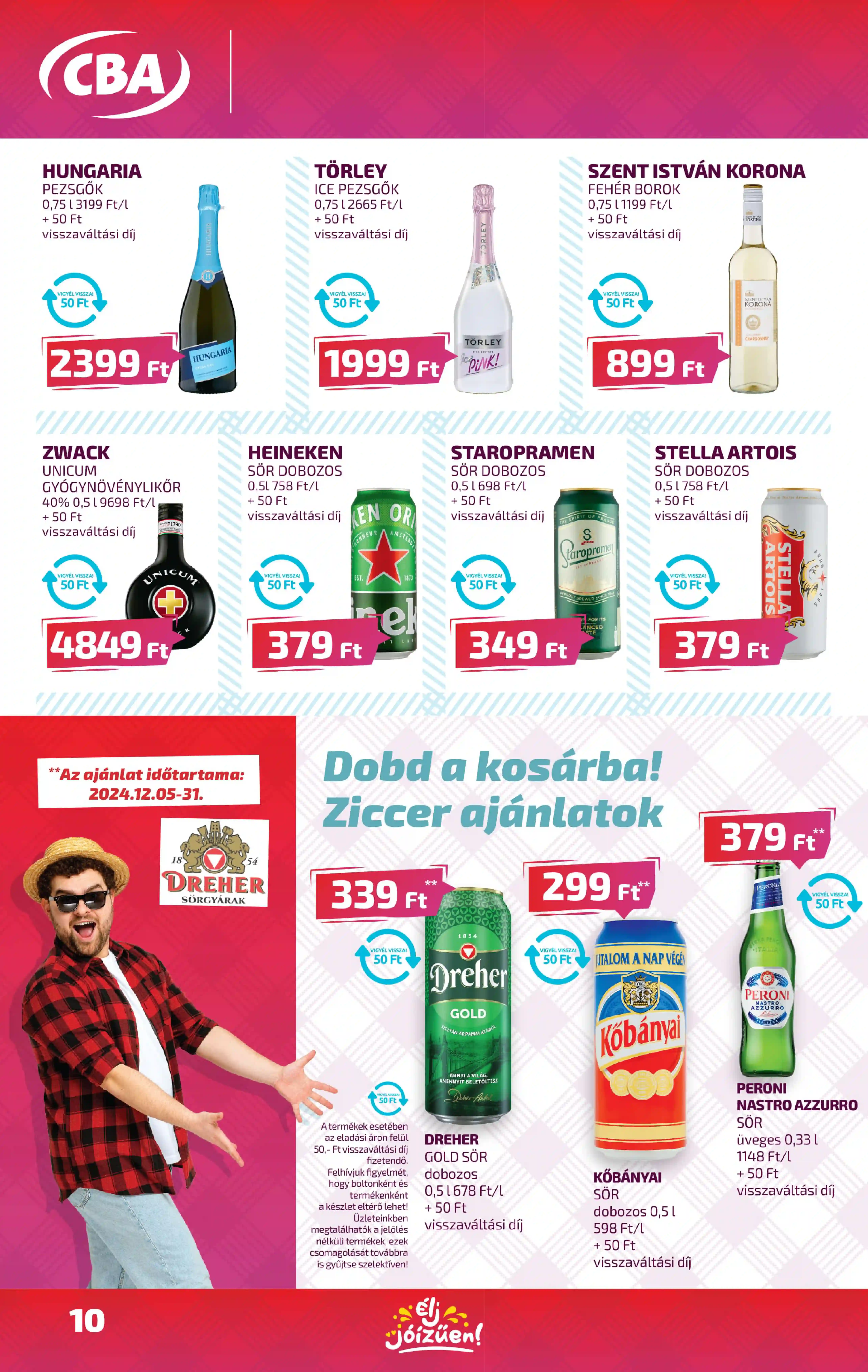 CBA AKCIÓS ÚJSÁG 50. HÉT  (12 oldal)