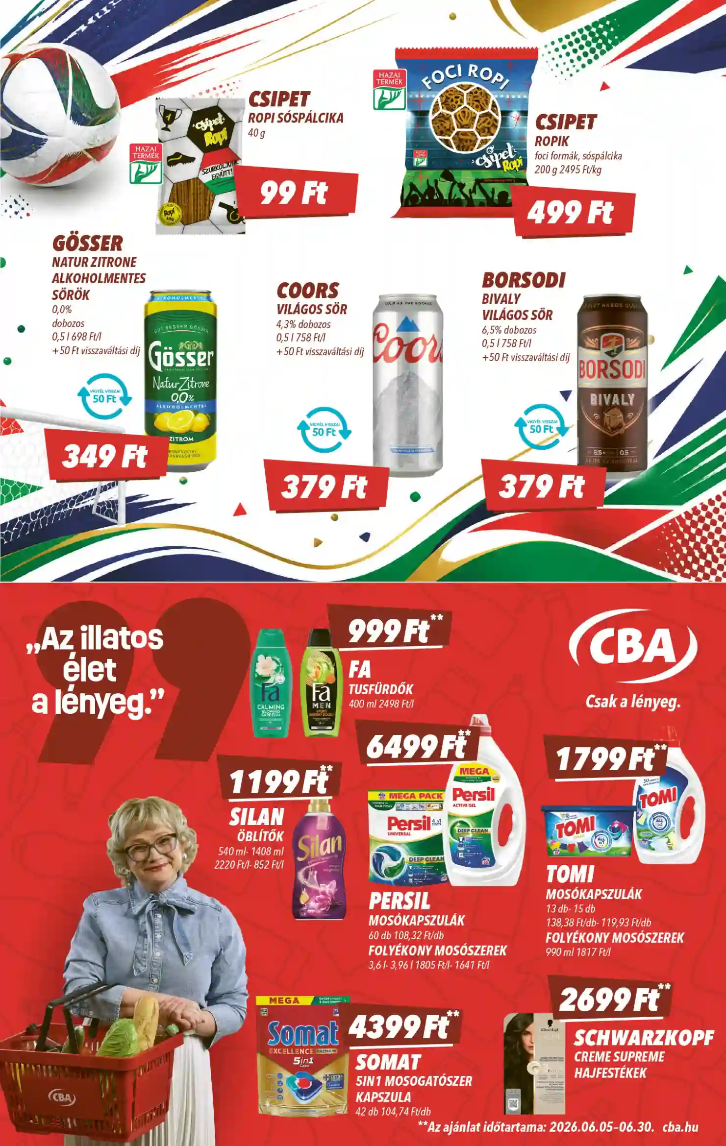 Cba akciós újság 24. hét (5 oldal)