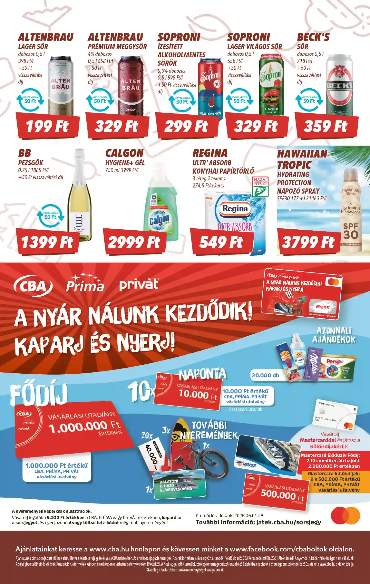 Cba akciós újság 25. hét (8 oldal)