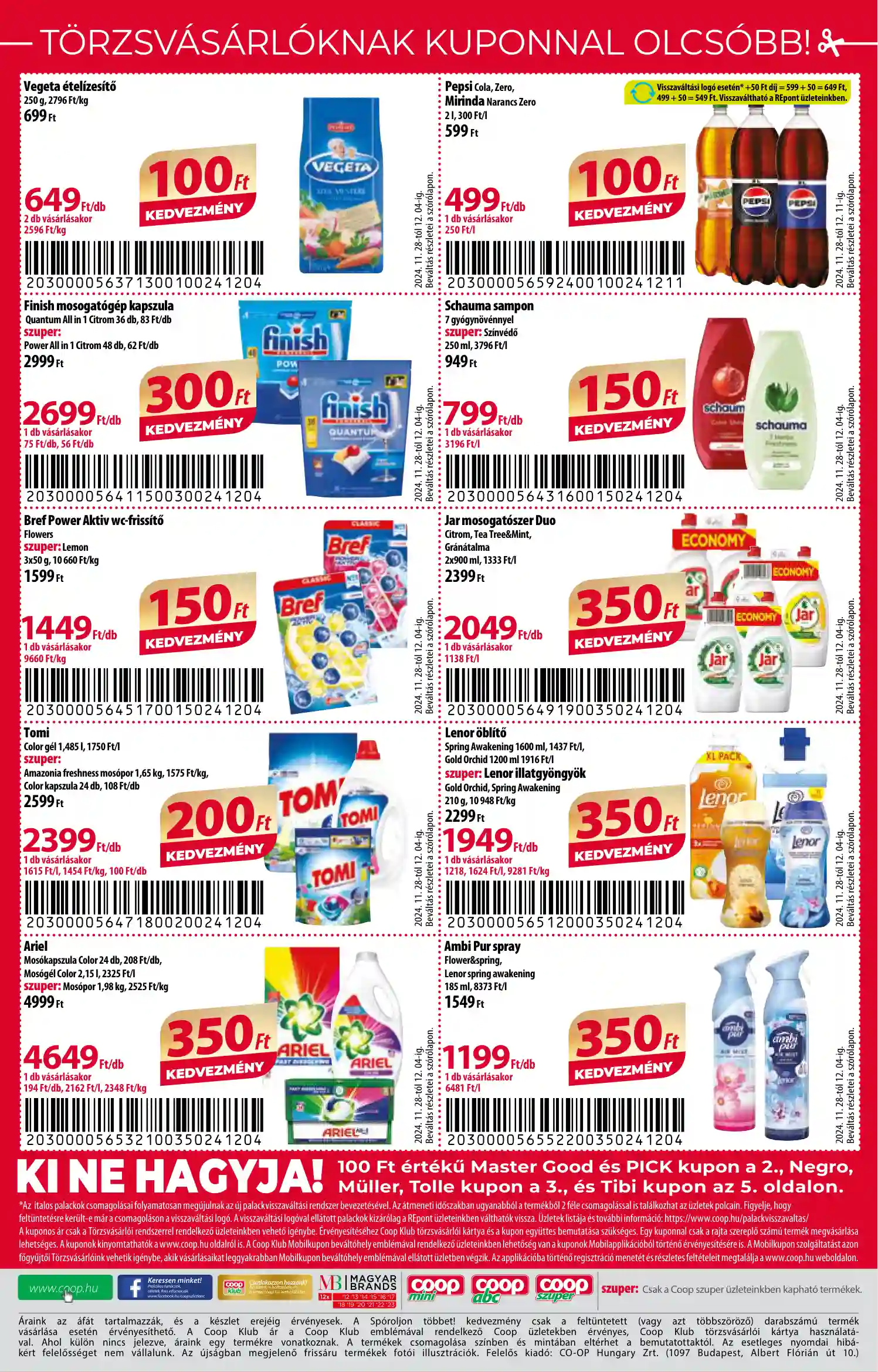 COOP AKCIÓS ÚJSÁG 49. HÉT (
													ÉRVÉNYES:
													2024. NOVEMBER 28. - 2024. DECEMBER 4.												) (4 oldal)