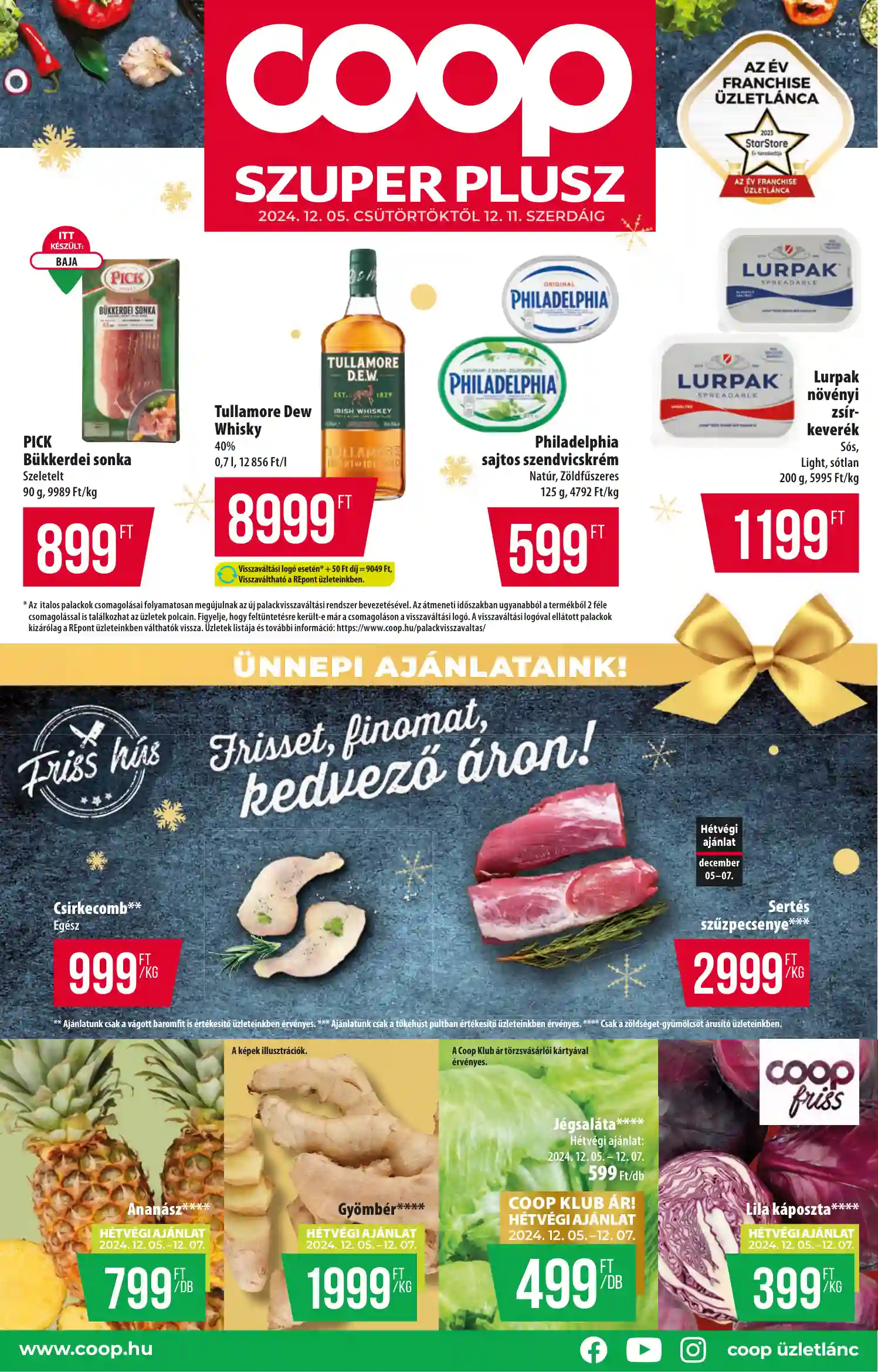 COOP AKCIÓS ÚJSÁG 50. HÉT (
													ÉRVÉNYES:
													2024. DECEMBER 5. - 2024. DECEMBER 11.												) (1 oldal)