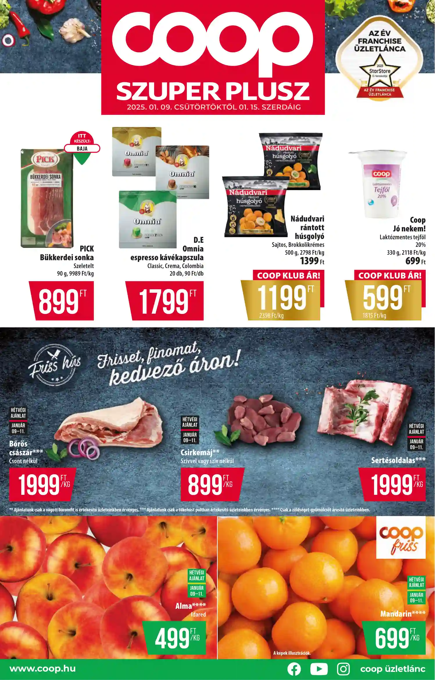 COOP AKCIÓS ÚJSÁG 2. HÉT (
													ÉRVÉNYES:
													2025. JANUÁR 9. - 2025. JANUÁR 15.												) (1 oldal)