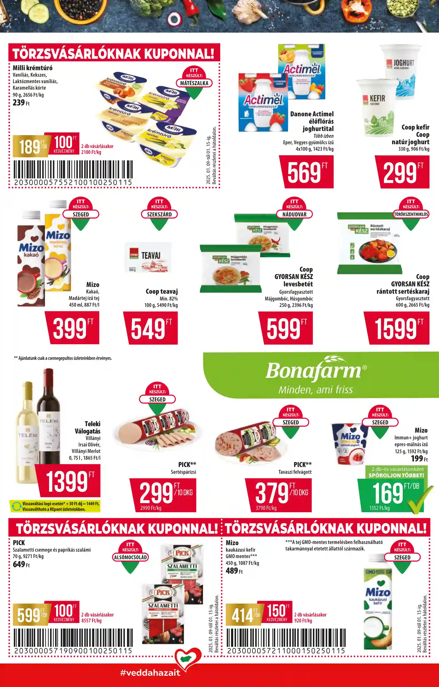 COOP AKCIÓS ÚJSÁG 2. HÉT (
													ÉRVÉNYES:
													2025. JANUÁR 9. - 2025. JANUÁR 15.												) (6 oldal)