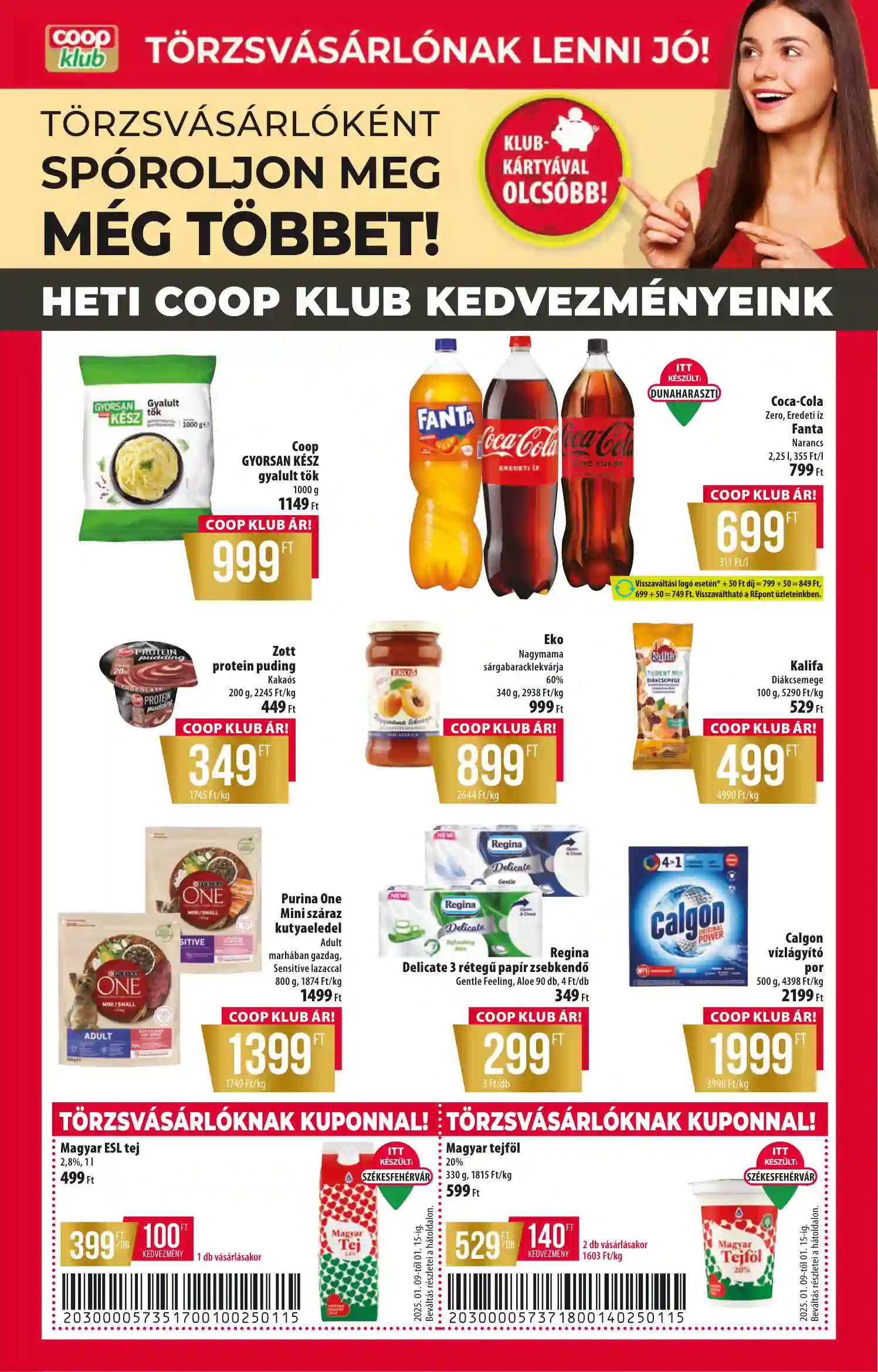 COOP AKCIÓS ÚJSÁG 2. HÉT (
													ÉRVÉNYES:
													2025. JANUÁR 9. - 2025. JANUÁR 15.												) (8 oldal)