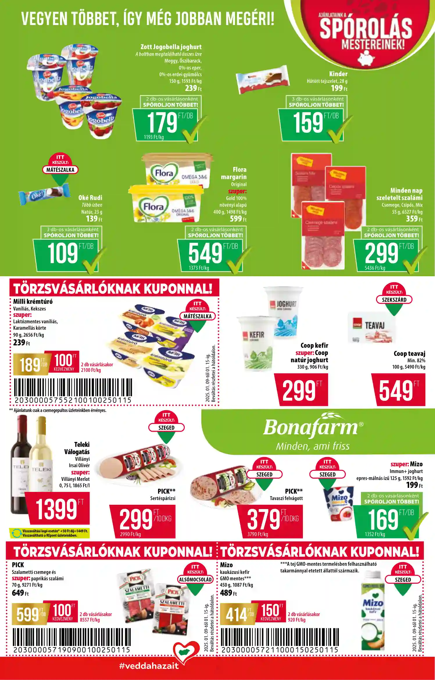 COOP AKCIÓS ÚJSÁG 2. HÉT (
													ÉRVÉNYES:
													2025. JANUÁR 9. - 2025. JANUÁR 15.												) (3 oldal)
