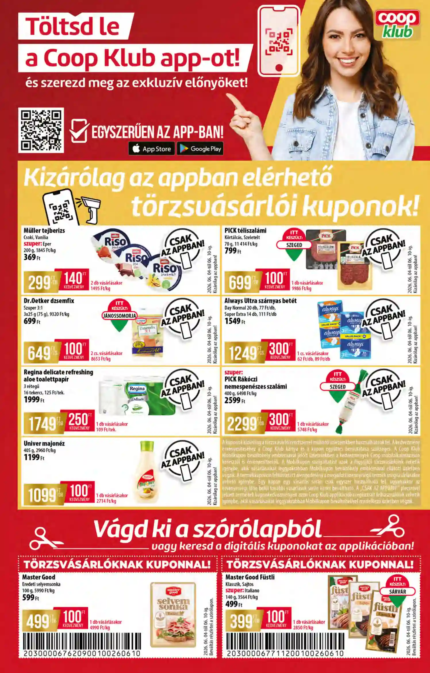 Coop regionális szórólap június 1. hét - Alföld - Abc-Szuper (4 oldal)