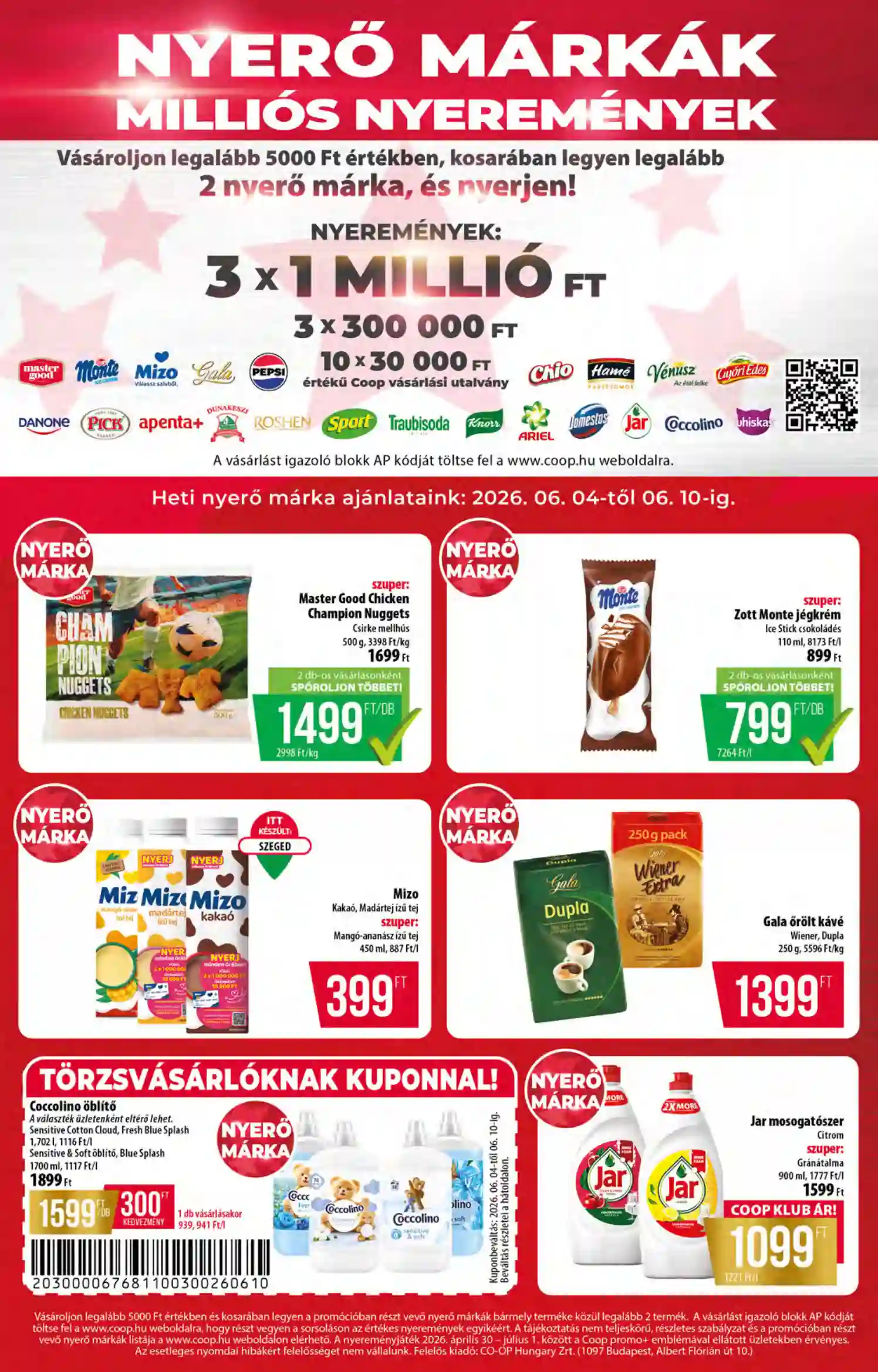 Coop regionális szórólap június 1. hét - Alföld - Abc-Szuper (6 oldal)