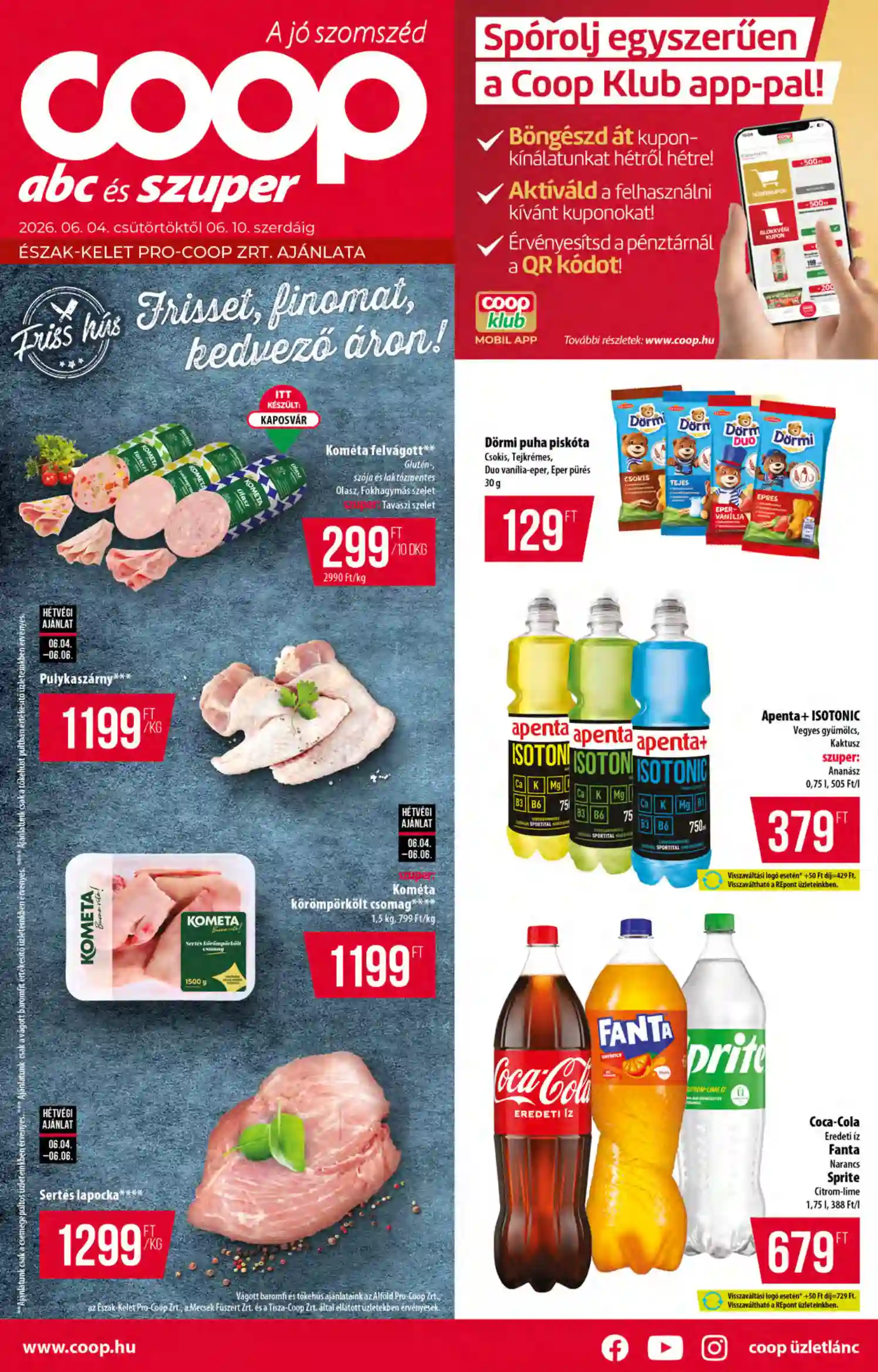 COOP Coop regionális szórólap június 1. hét - Észak-Kelet - Abc-Szuper 23.hét