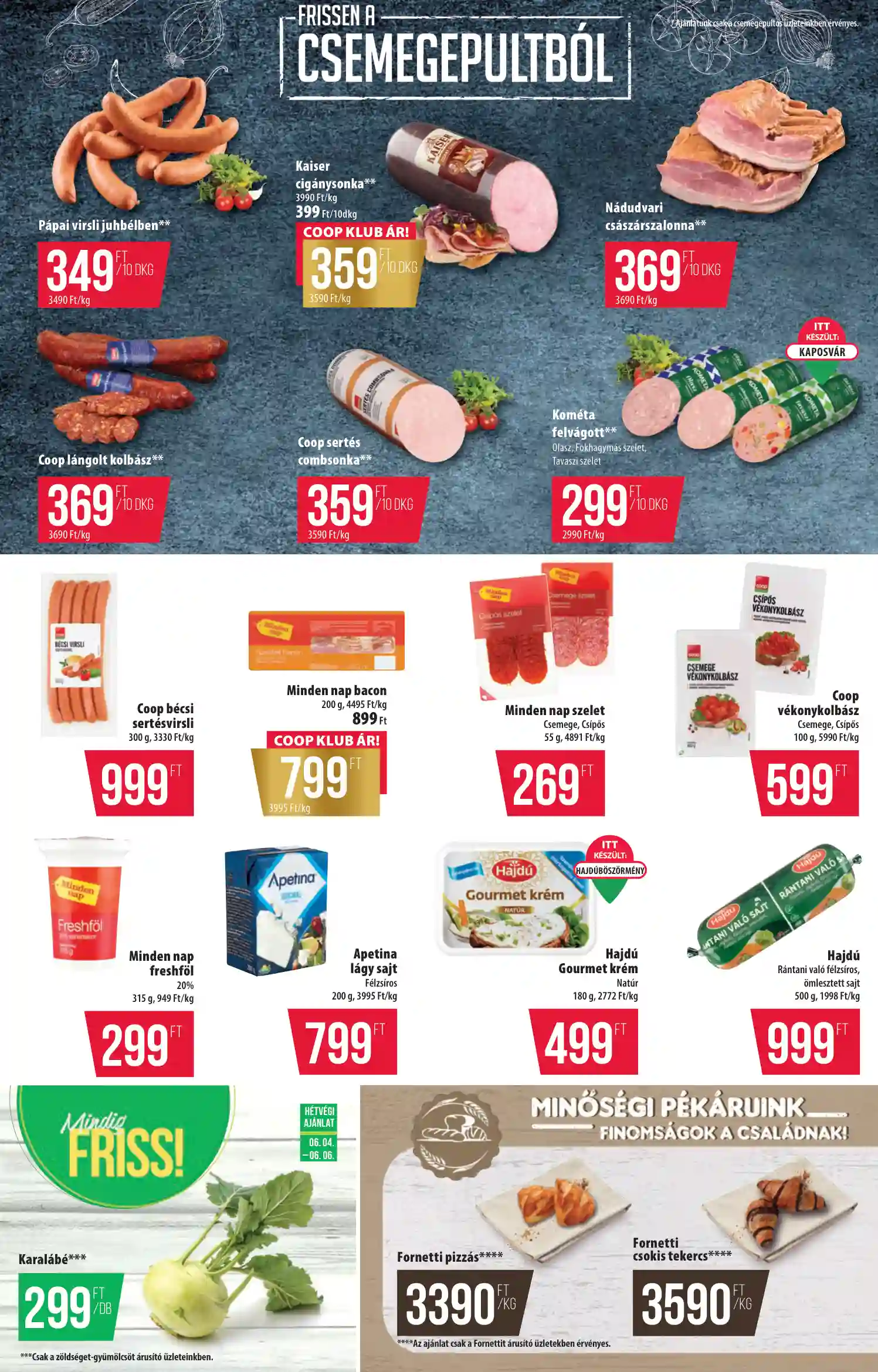 Coop regionális szórólap június 1. hét - Tisza - Szuper Plusz (2 oldal)
