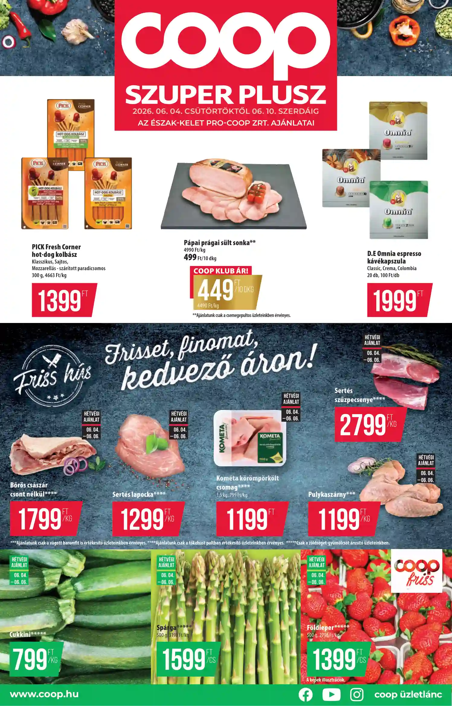 COOP Coop regionális szórólap június 1. hét - Észak-Kelet - Szuper Plusz 23.hét