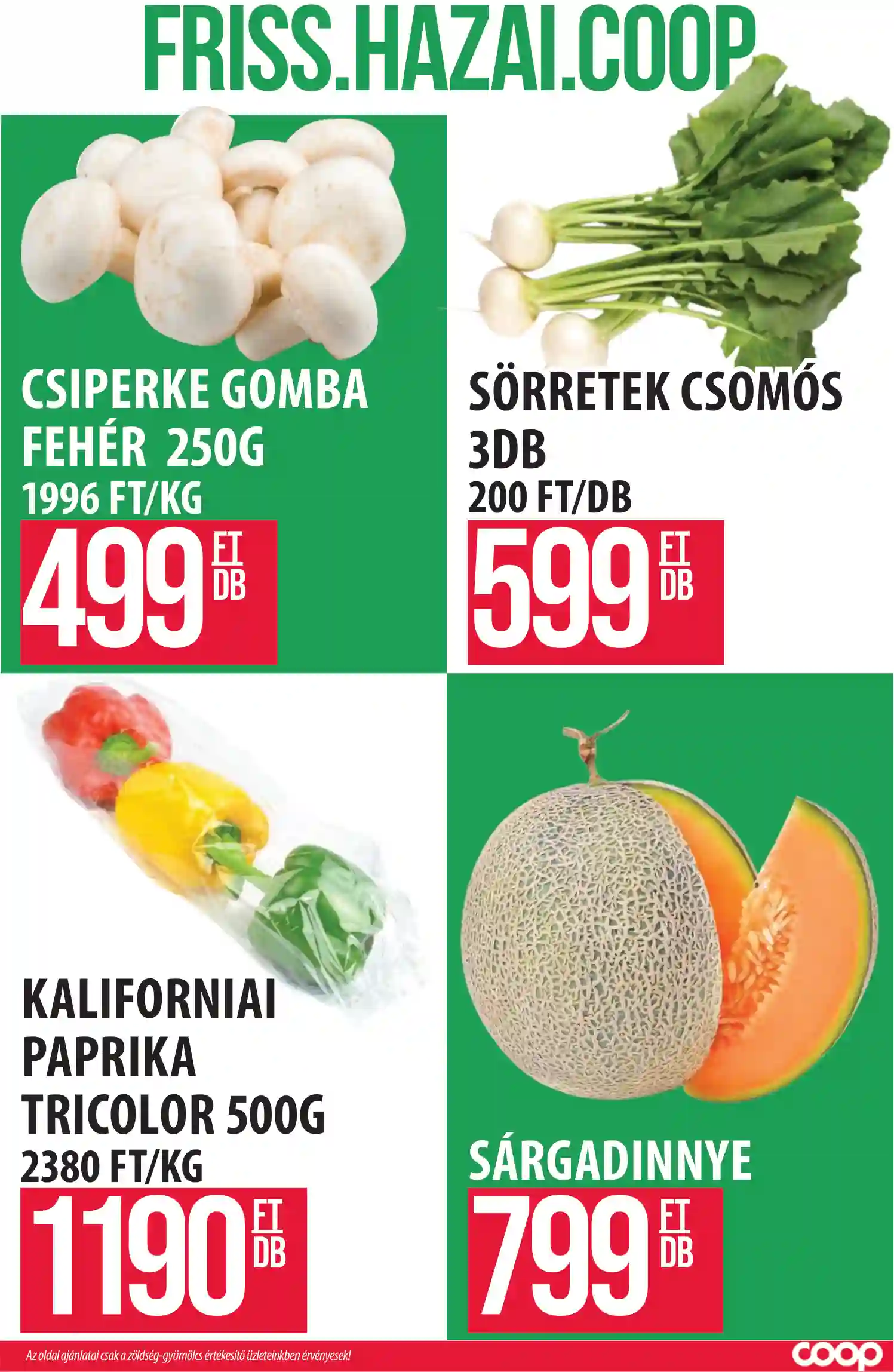 Coop regionális szórólap június 2. hét - Coop Szolnok (2 oldal)