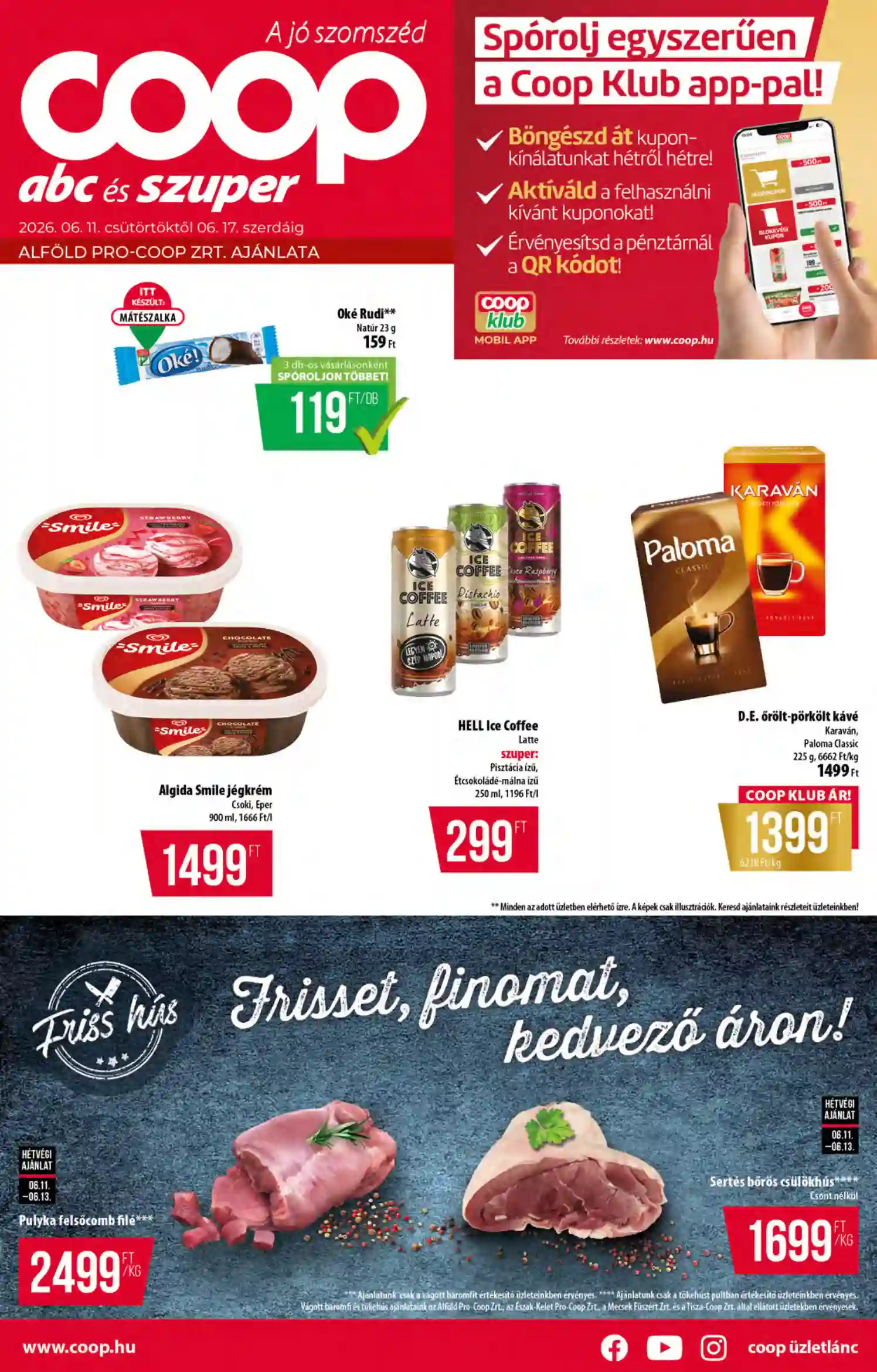 COOP Coop regionális szórólap június 2. hét - Alföld - Abc-Szuper 24.hét
