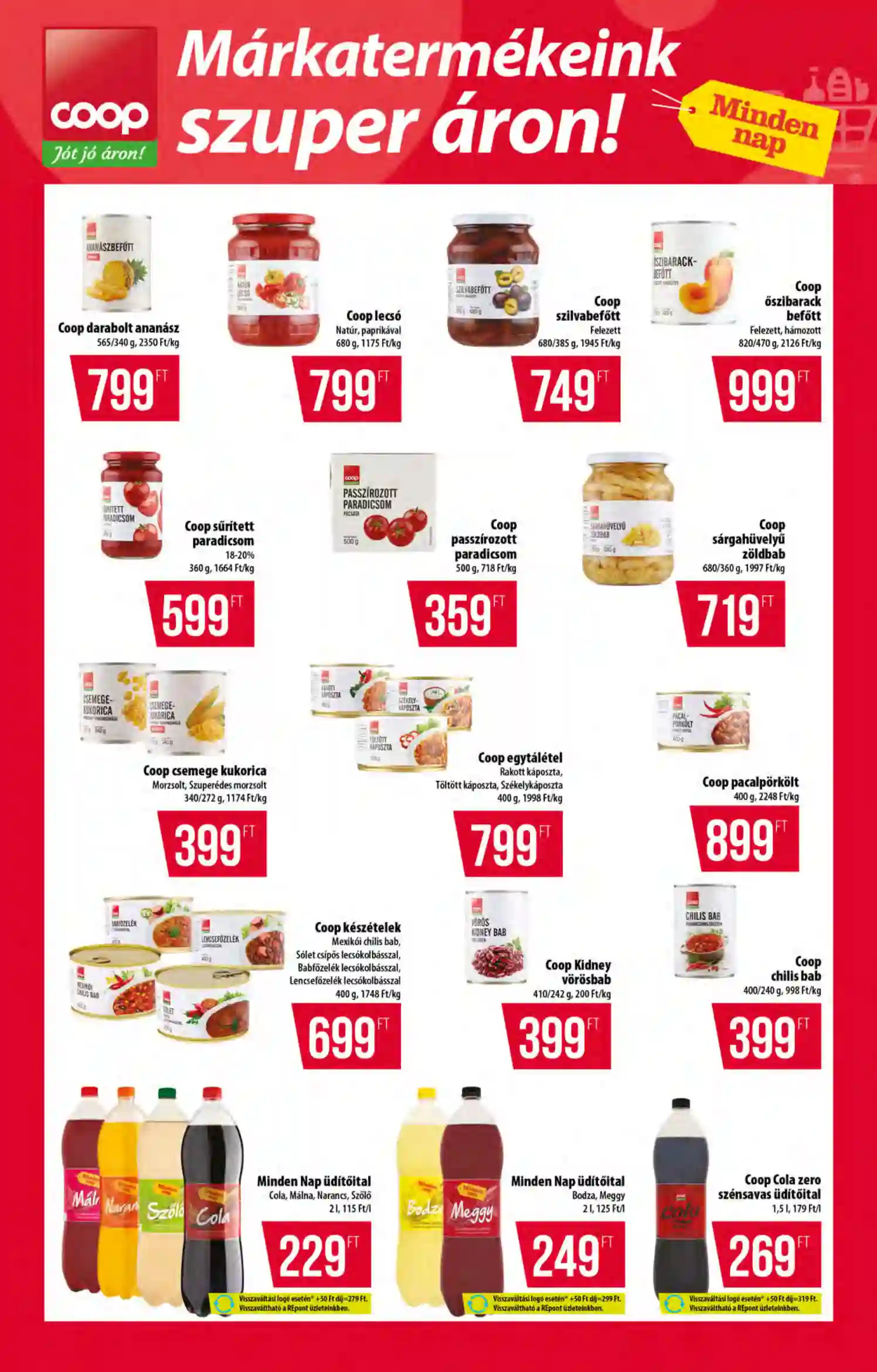 Coop regionális szórólap június 2. hét - Alföld - Abc-Szuper (8 oldal)