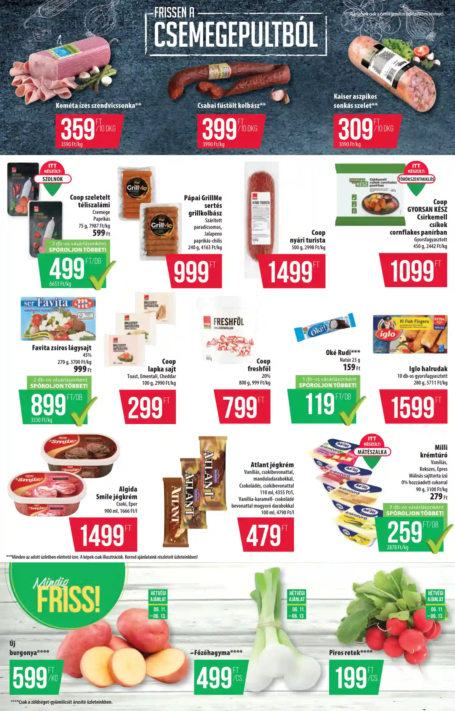 Coop regionális szórólap június 2. hét - Tisza - Szuper Plusz (2 oldal)
