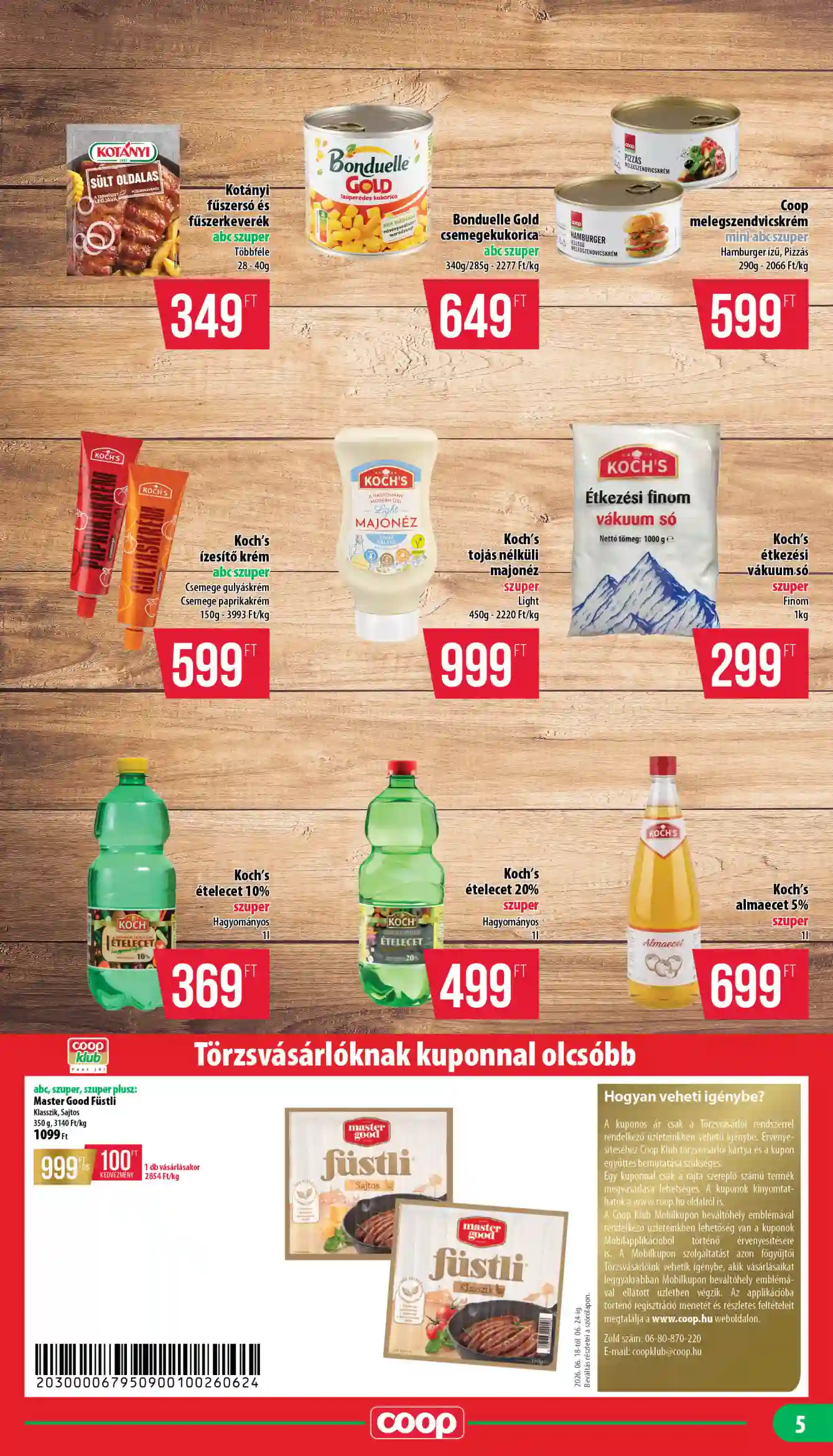 Coop regionális szórólap június 3. hét - Nyírzem/Szabolcs Coop (7 oldal)
