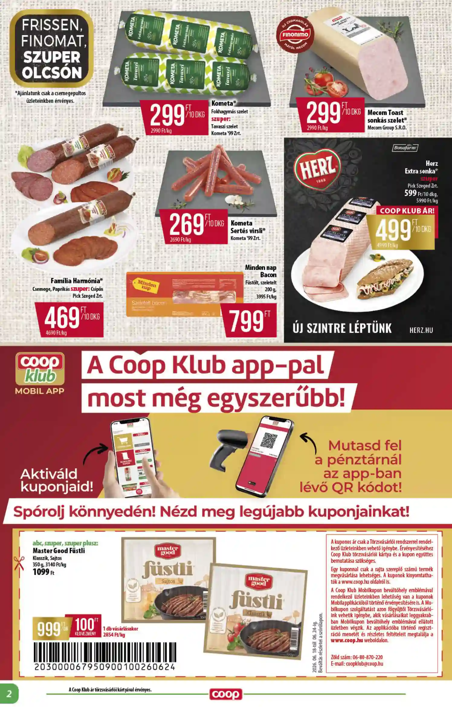 Coop regionális szórólap június 3. hét - Alföld (2 oldal)