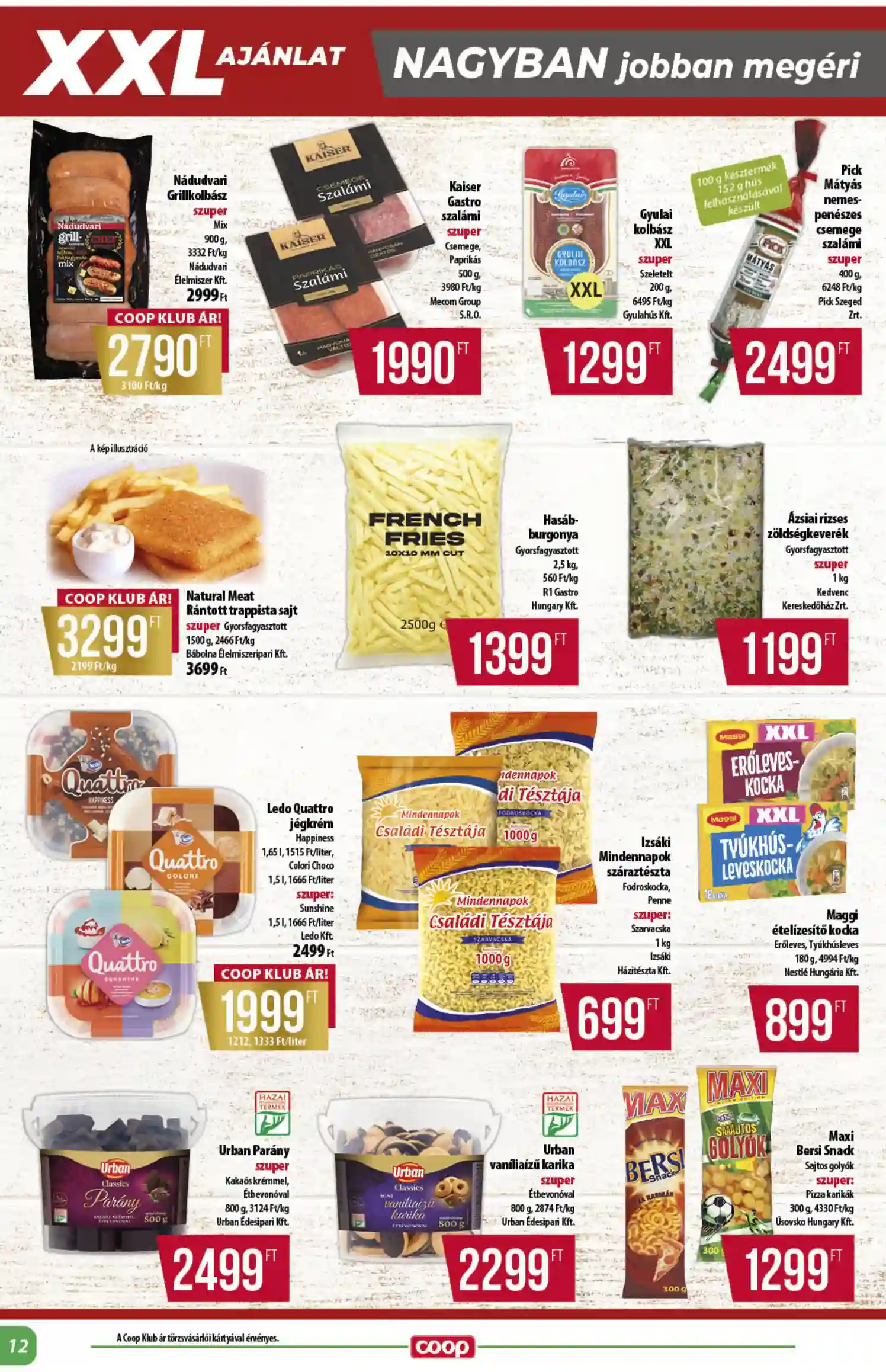 Coop regionális szórólap június 3. hét - Alföld (4 oldal)