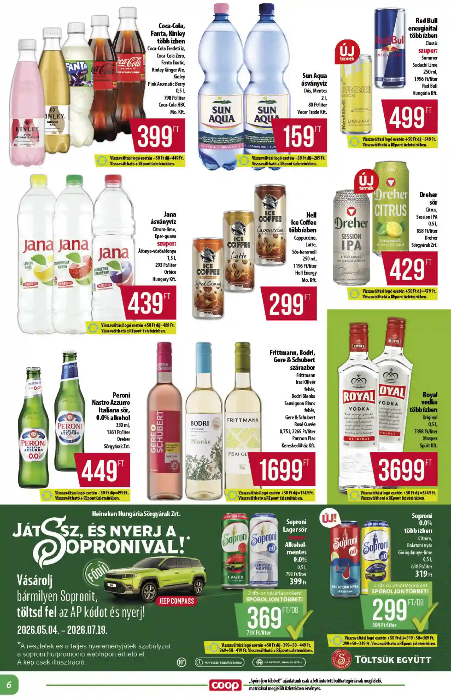 Coop regionális szórólap június 3. hét - Alföld (12 oldal)