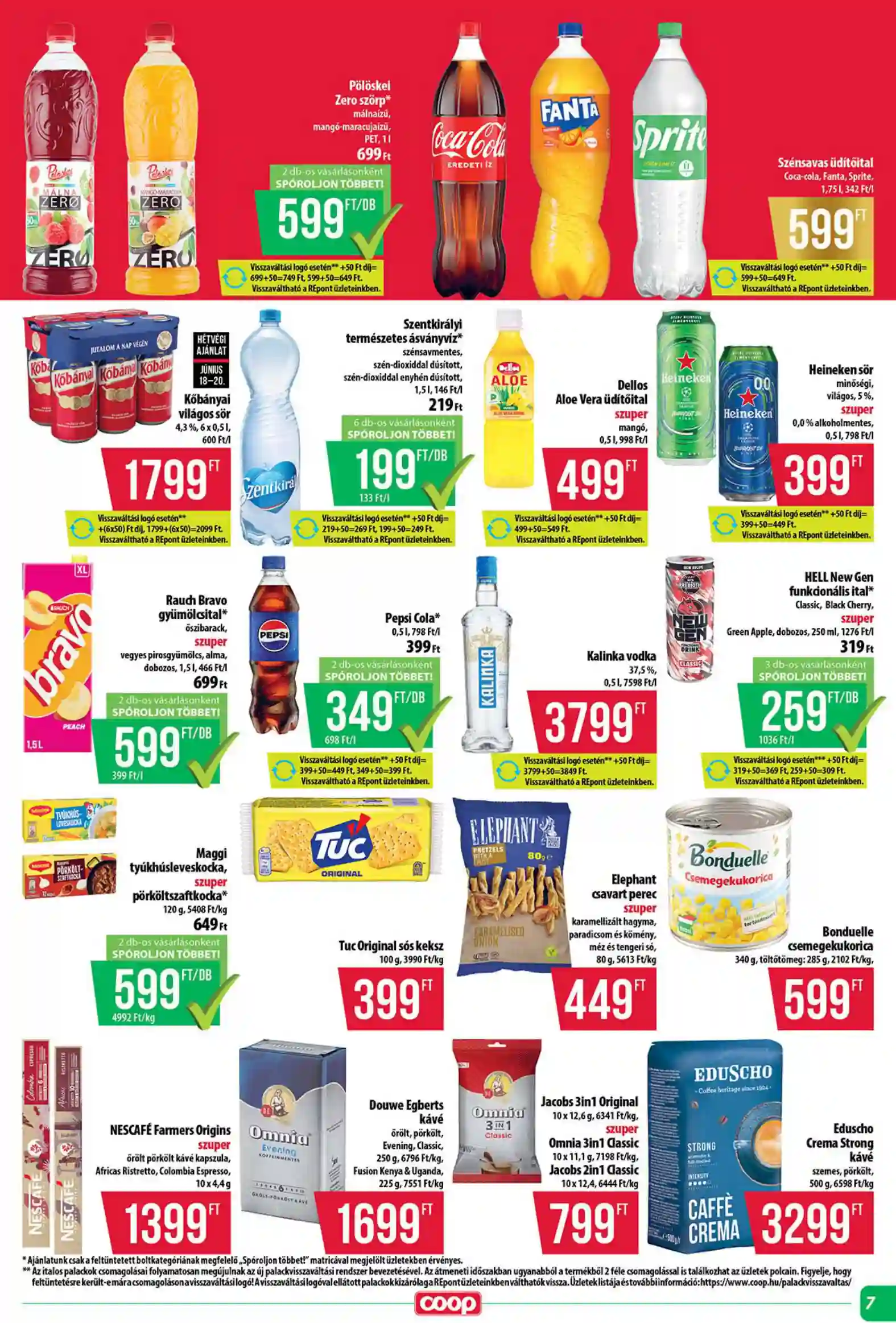 Coop regionális szórólap június 3. hét - Tisza - Abc-Szuper (9 oldal)