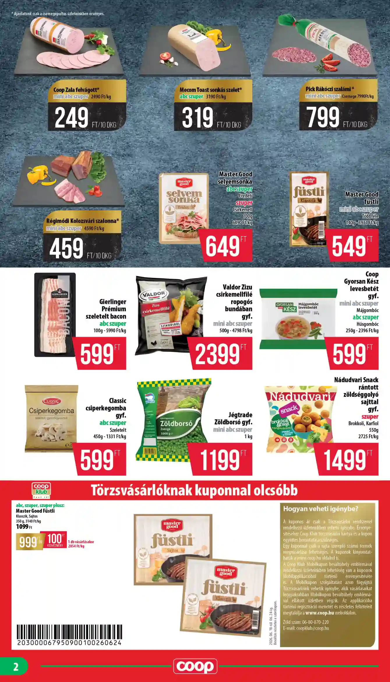 Coop regionális szórólap június 3. hét - Mecsek (2 oldal)