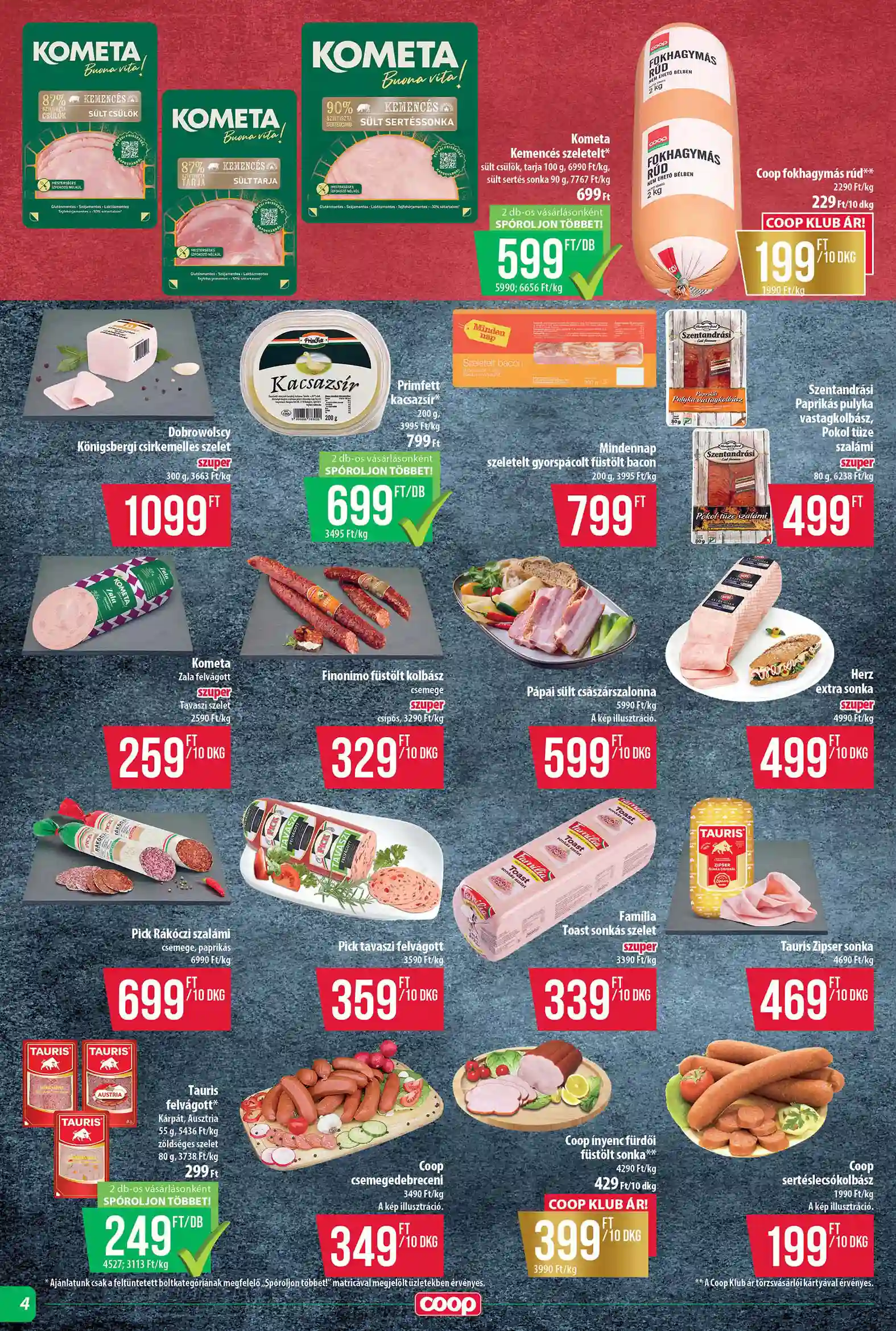 Coop regionális szórólap június 4. hét - Tisza - Abc-Szuper (4 oldal)