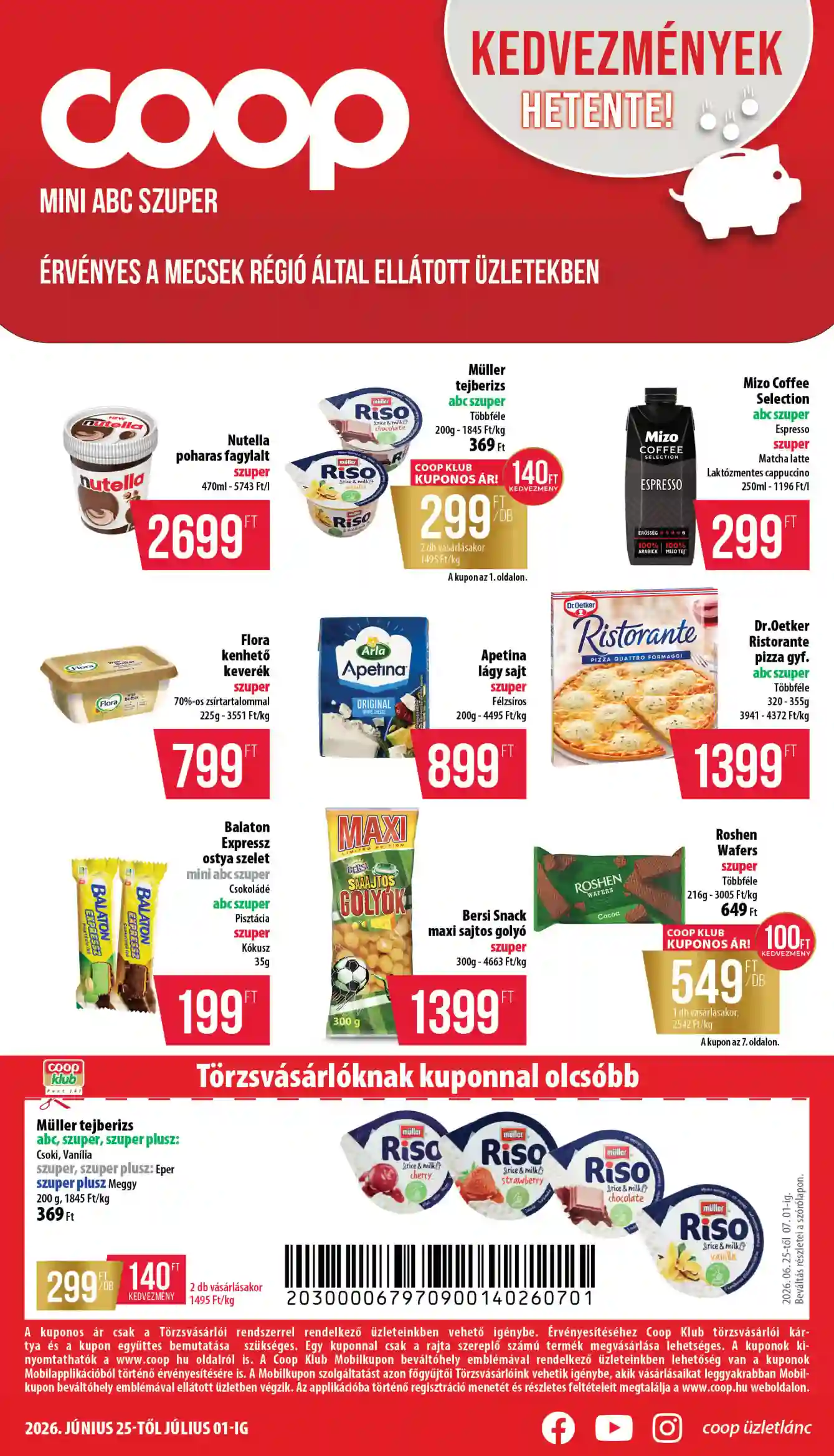 COOP Coop regionális szórólap június 4. hét - Mecsek 26.hét