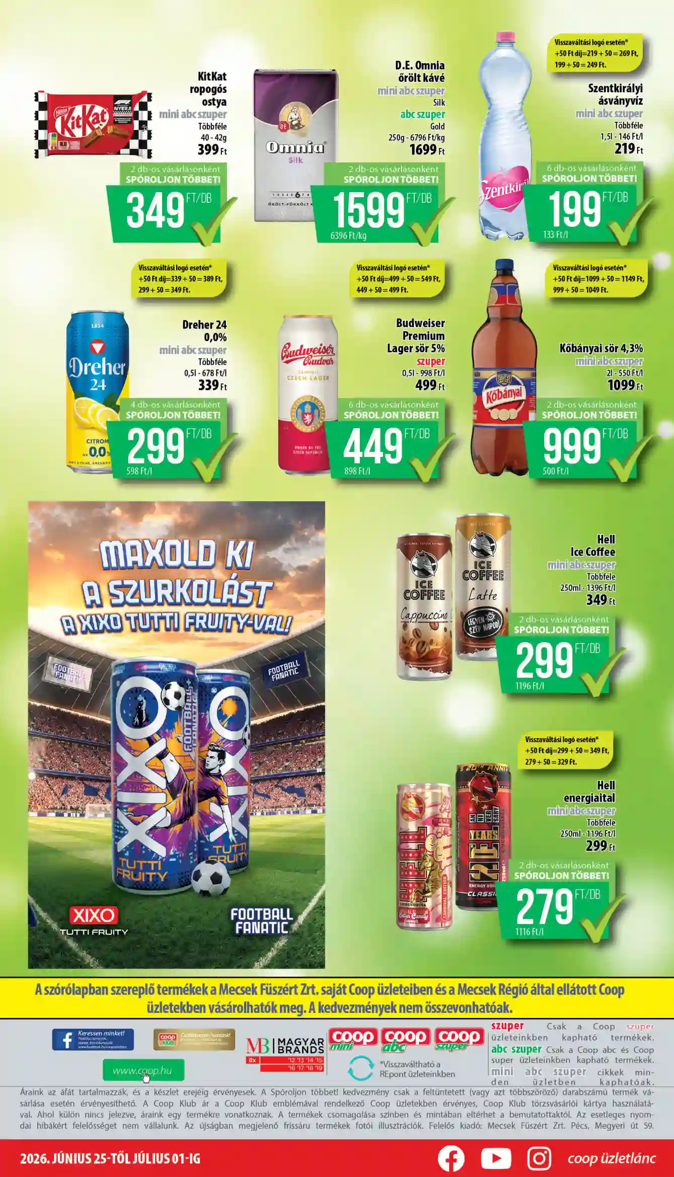 Coop regionális szórólap június 4. hét - Mecsek (8 oldal)