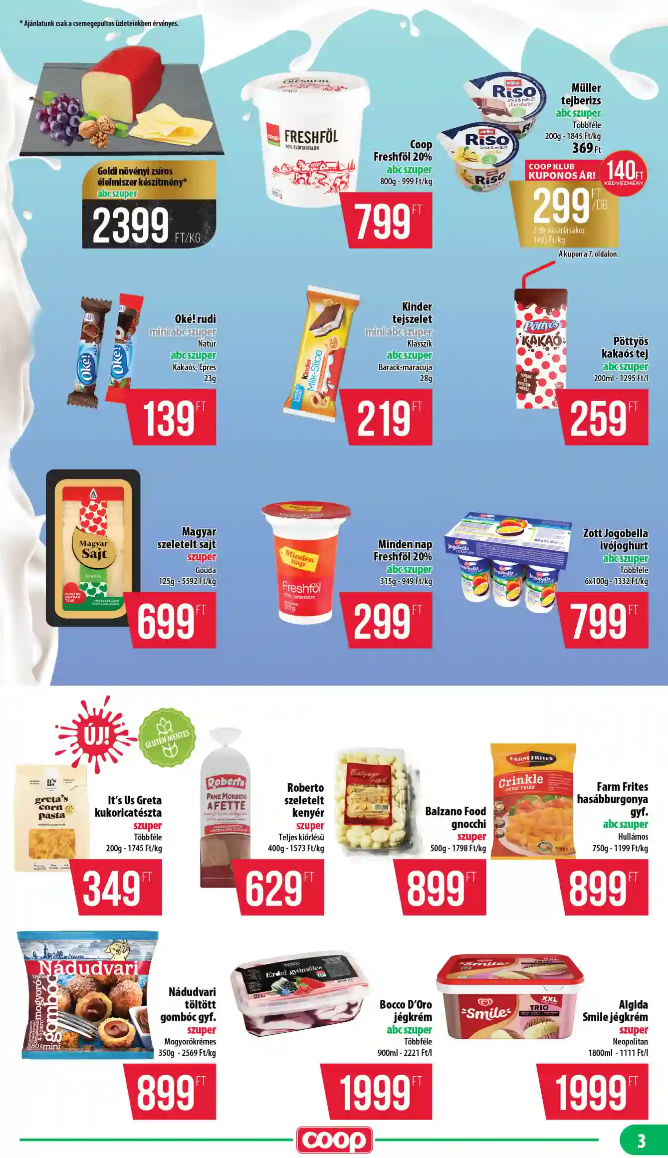 Coop regionális szórólap június 4. hét - Nyírzem/Szabolcs Coop (3 oldal)