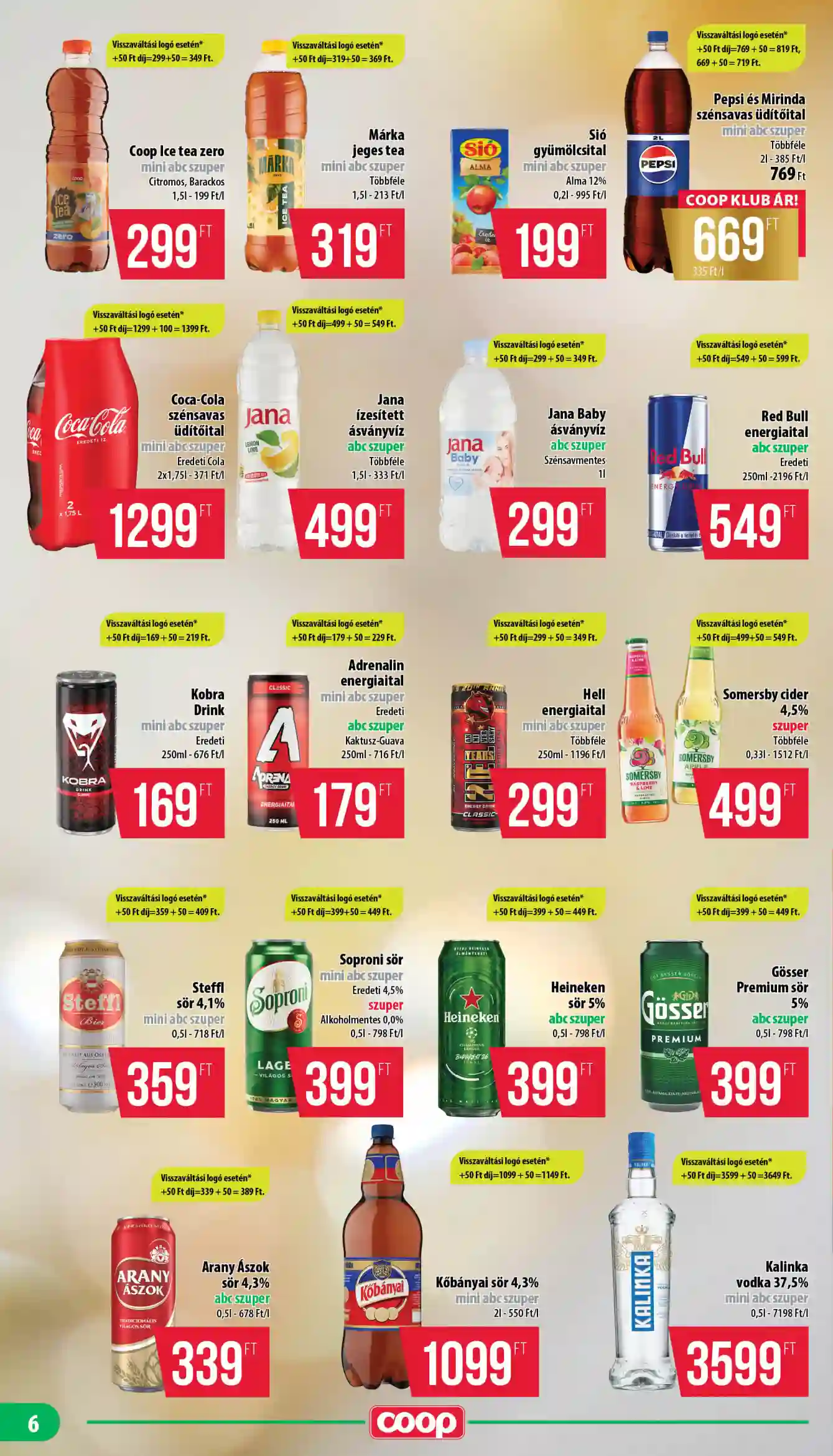 Coop regionális szórólap június 4. hét - Nyírzem/Szabolcs Coop (6 oldal)