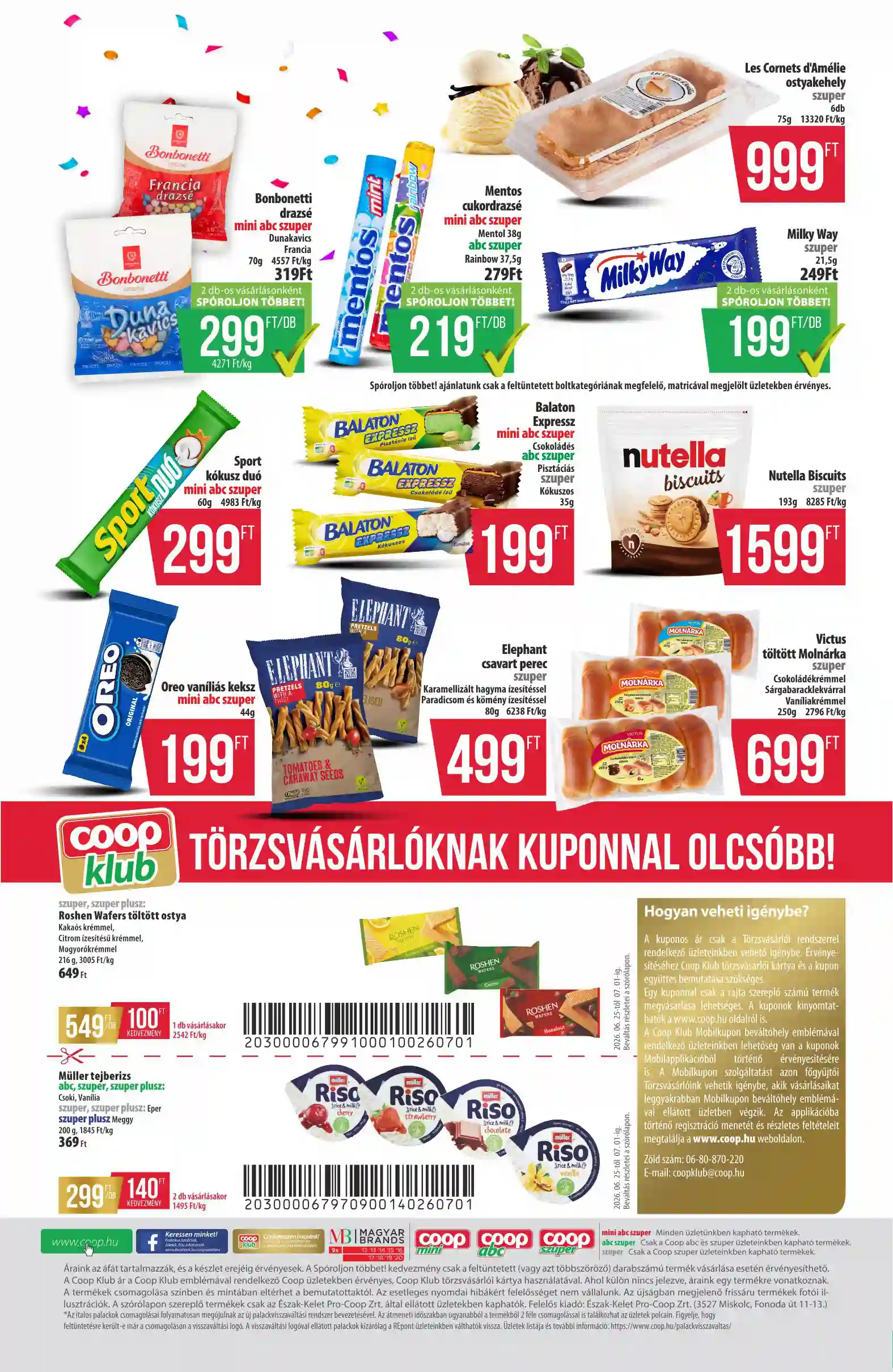 Coop regionális szórólap június 4. hét - Észak-Kelet (8 oldal)
