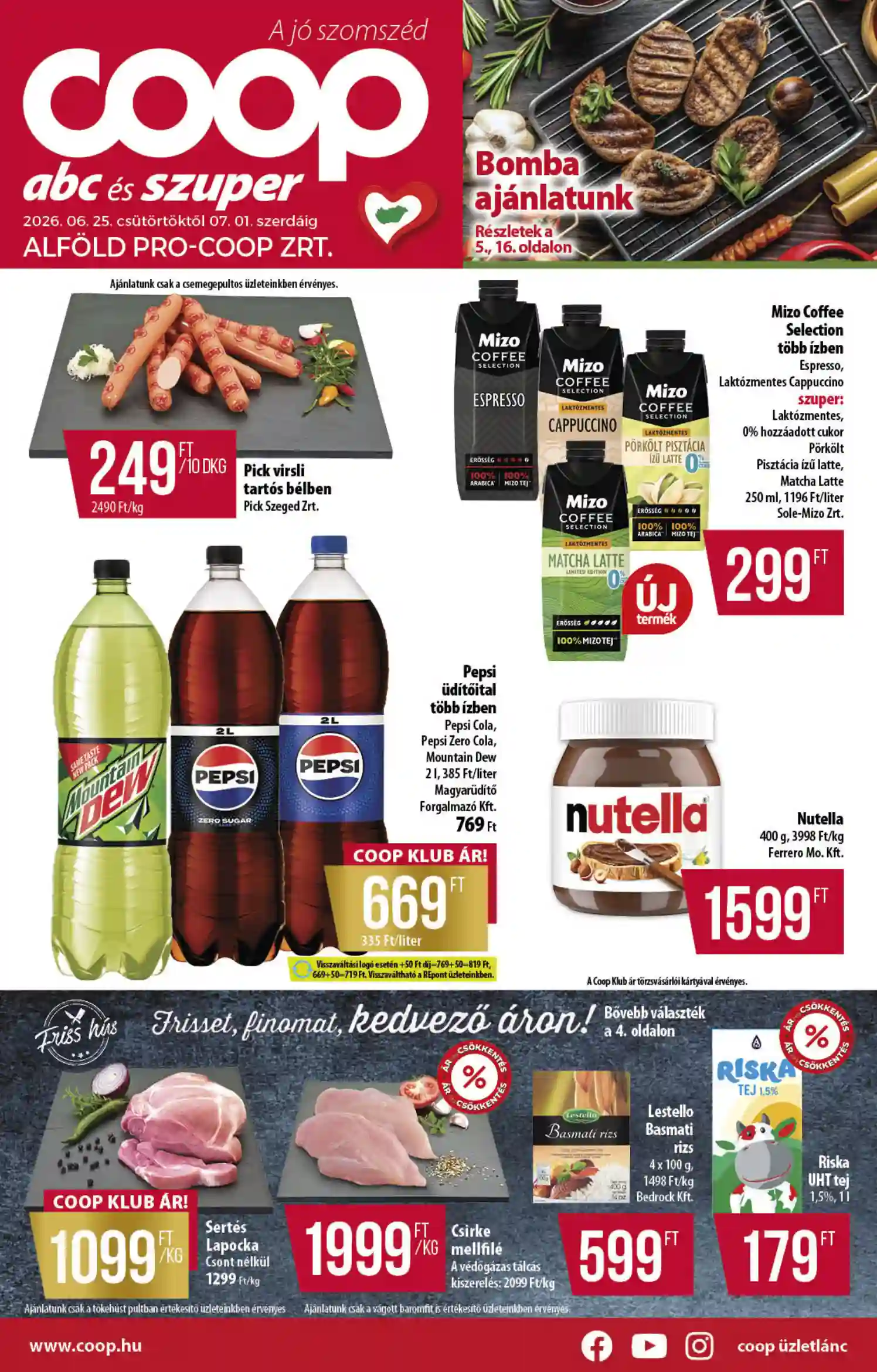 COOP Coop regionális szórólap június 4. hét - Alföld 26.hét