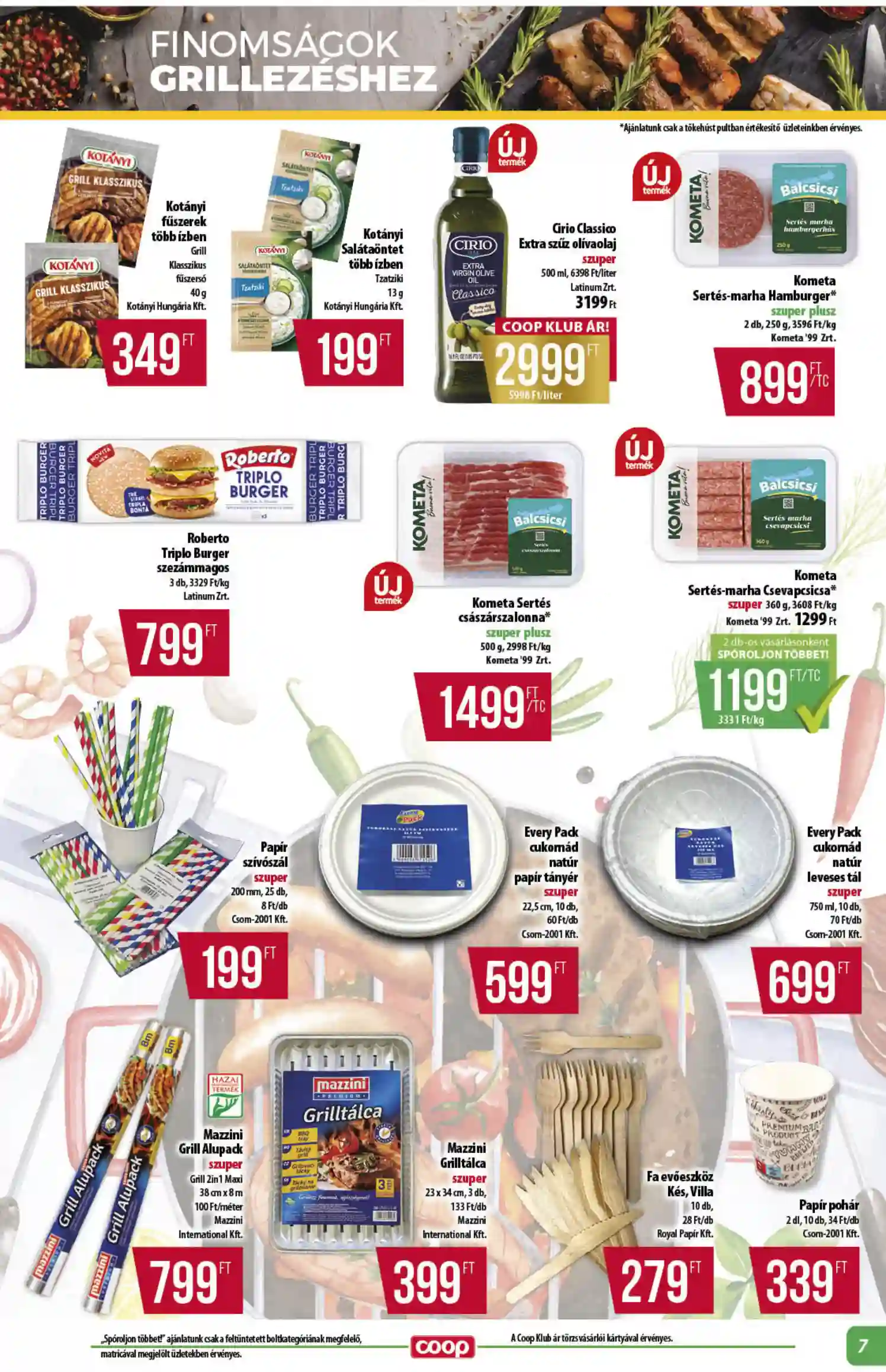 Coop regionális szórólap június 4. hét - Alföld (13 oldal)