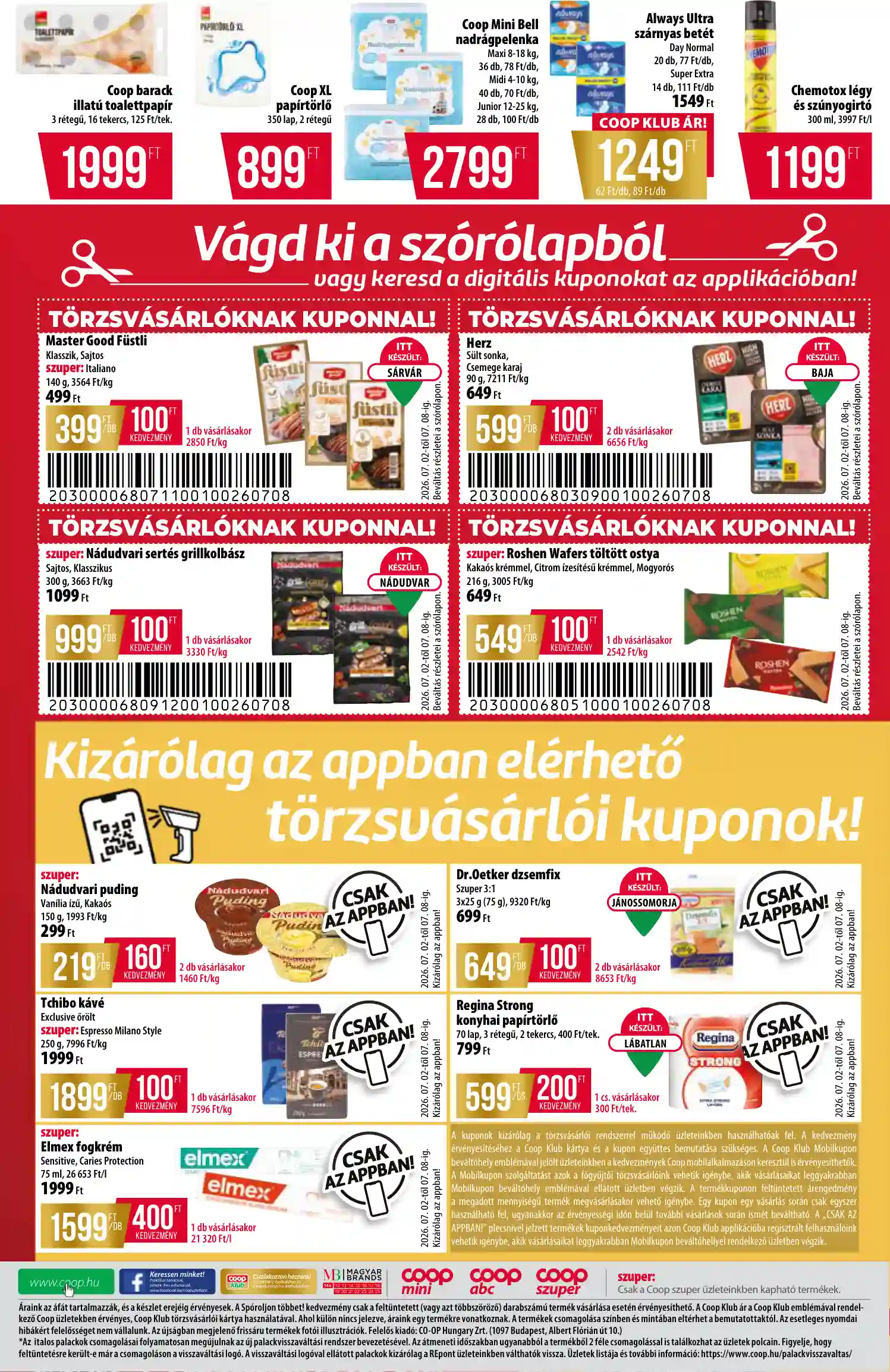 Coop regionális szórólap július 1. hét - Alföld - Abc-Szuper (8 oldal)