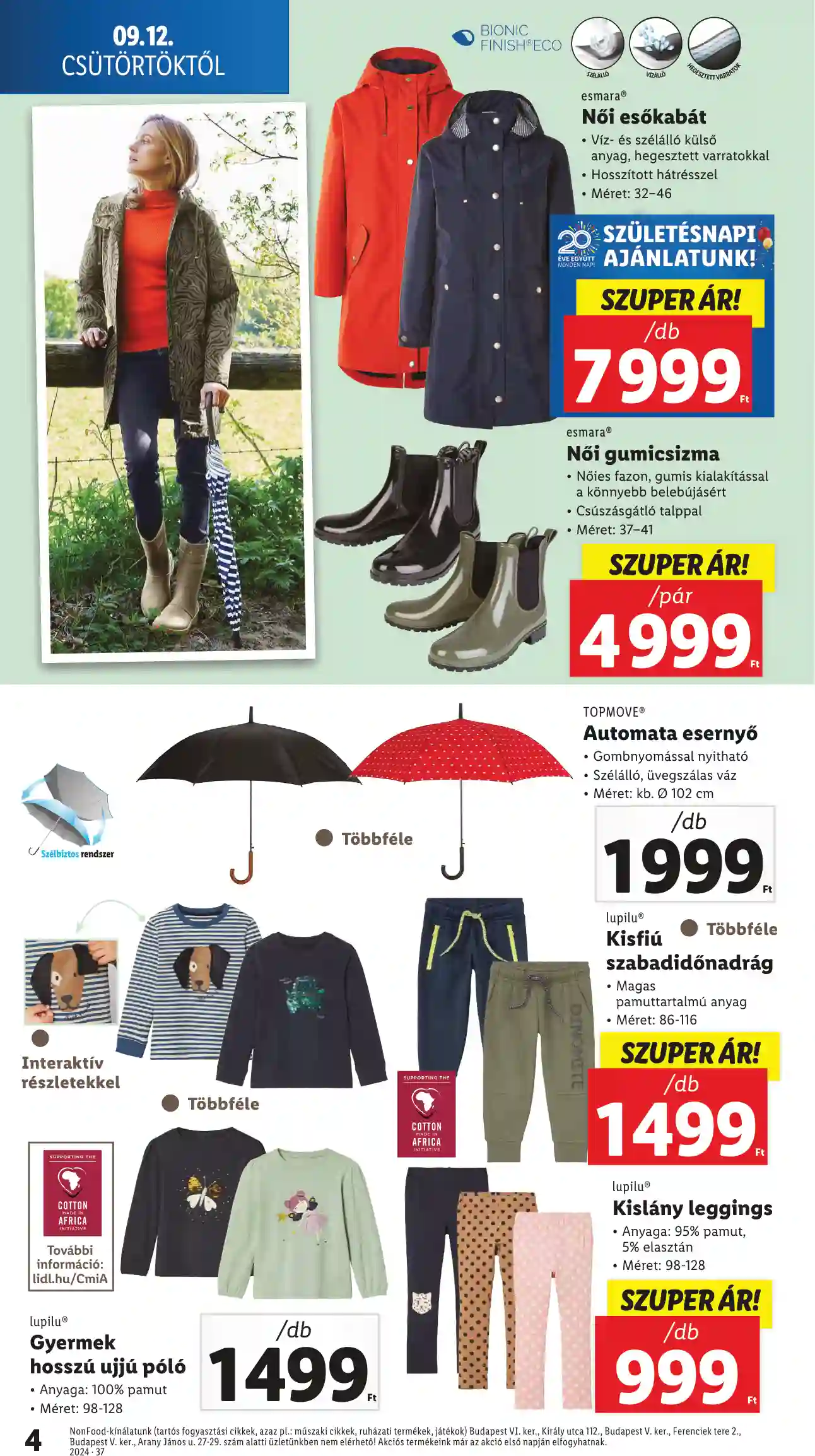 Lidl akciós újság 37. hét (15 oldal)