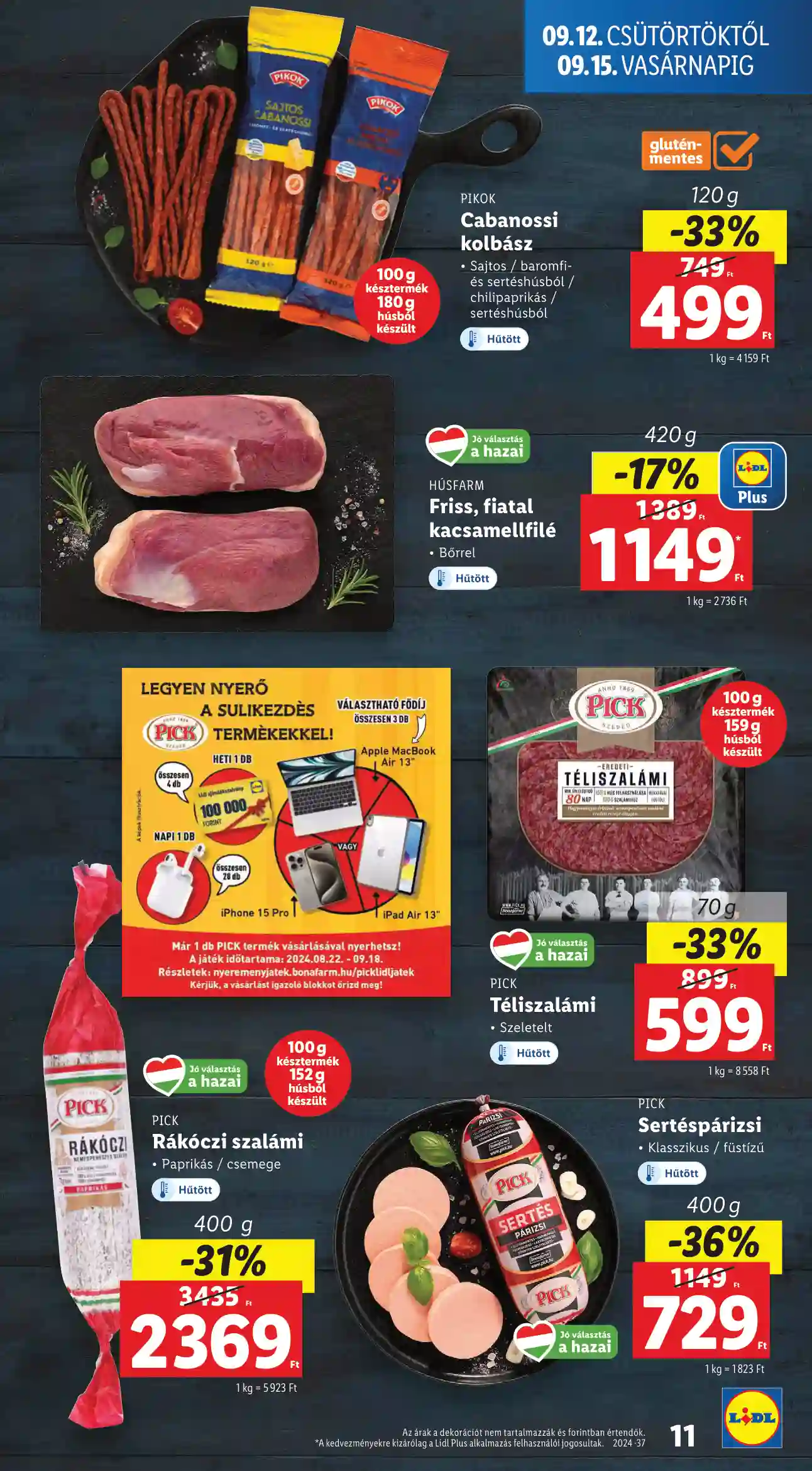 Lidl akciós újság 37. hét (3 oldal)