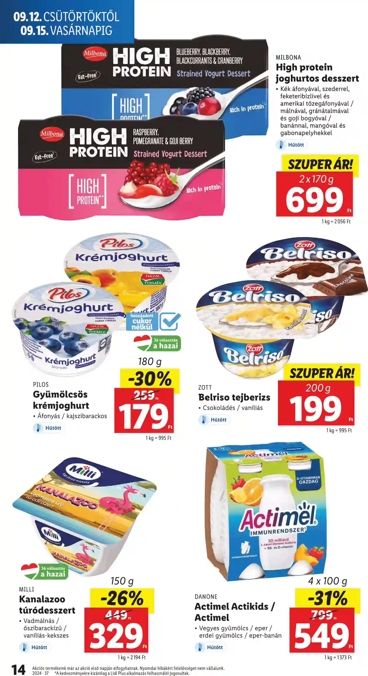 Lidl akciós újság 37. hét (6 oldal)