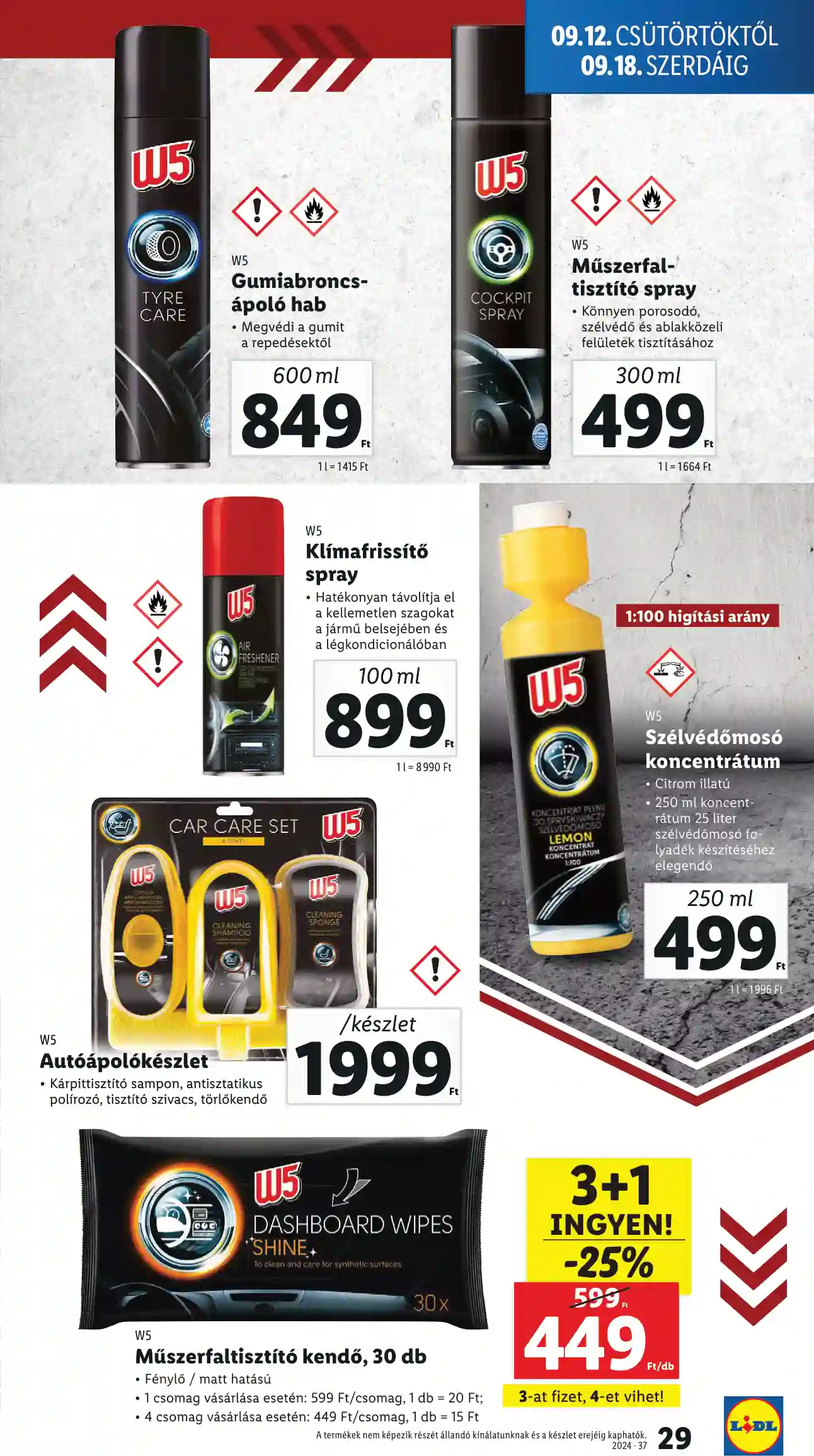 Lidl akciós újság 37. hét (22 oldal)