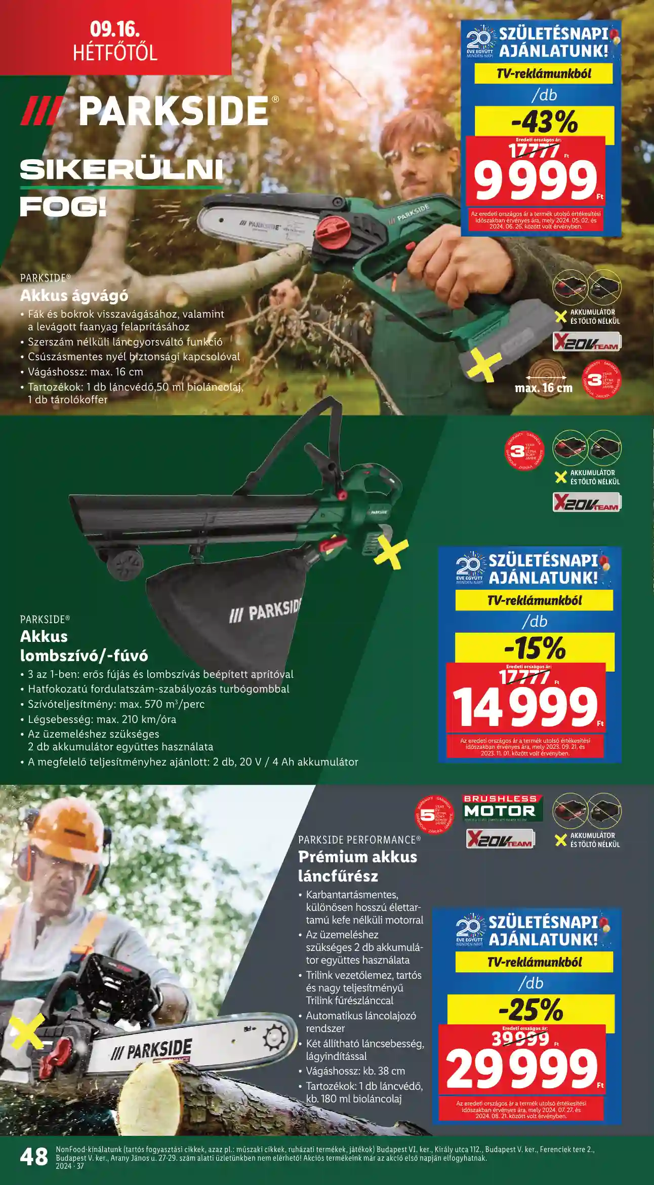 Lidl akciós újság 37. hét (43 oldal)