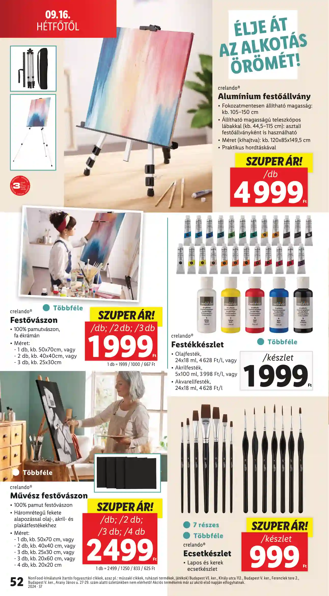 Lidl akciós újság 37. hét (48 oldal)