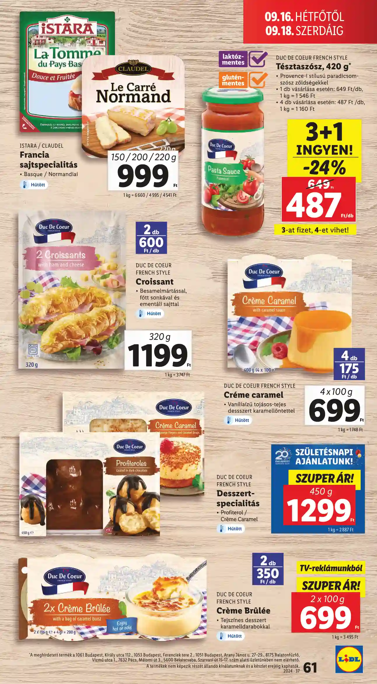 Lidl akciós újság 37. hét (58 oldal)