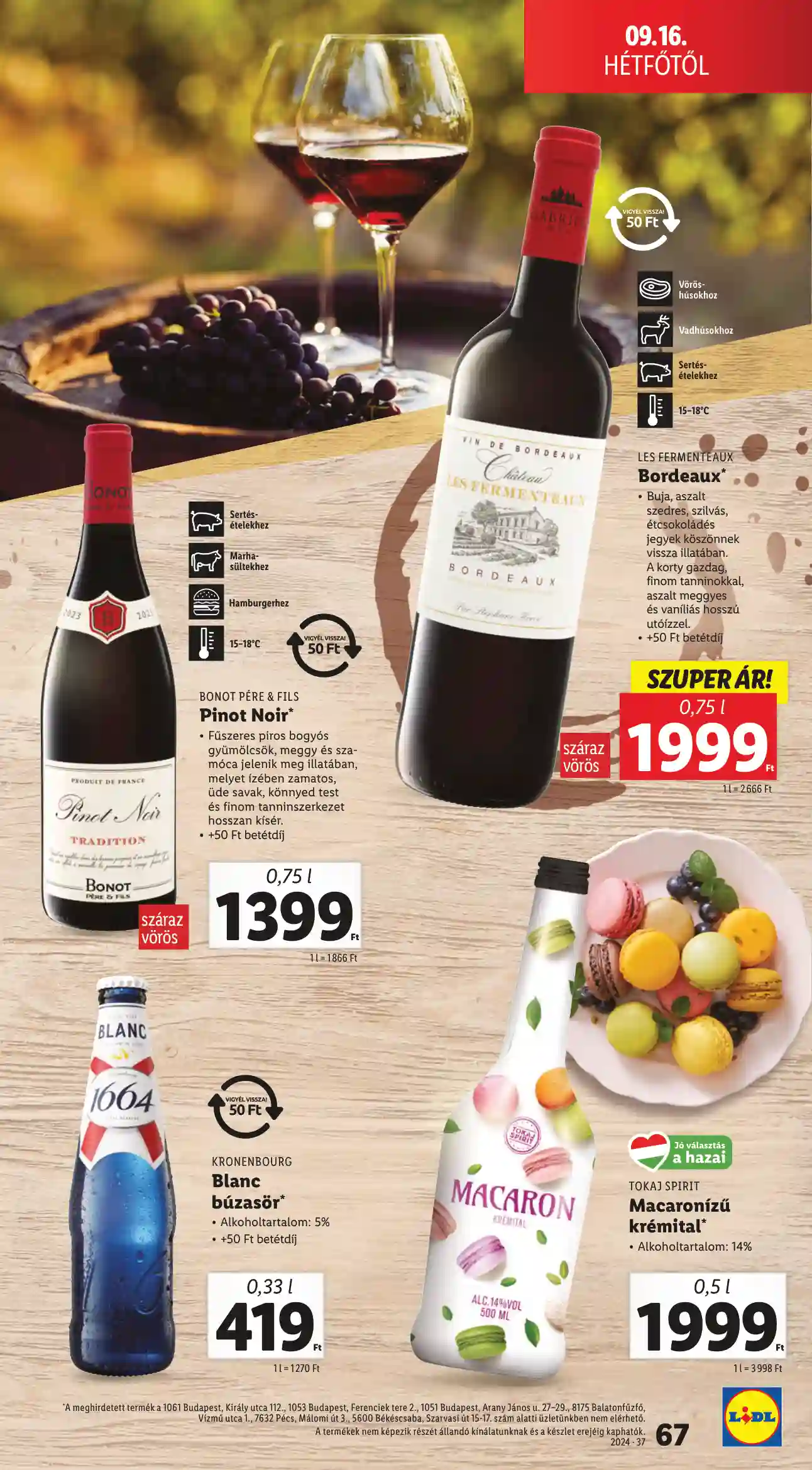 Lidl akciós újság 37. hét (64 oldal)